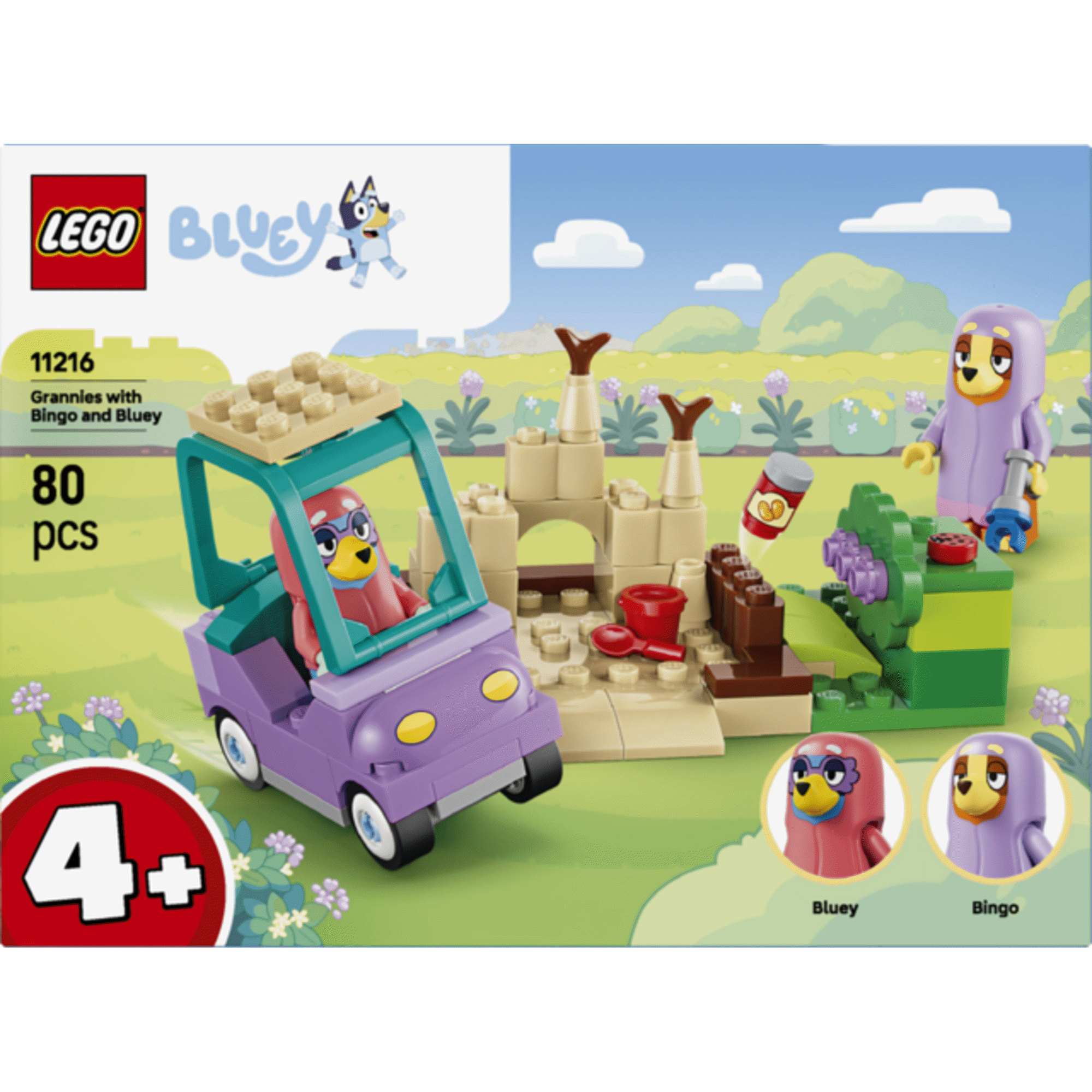 LEGO Bluey - As Avozinhas com a Bingo e a Bluey - 11216