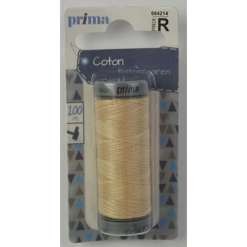 Linha Algodão 100m Bege Prima