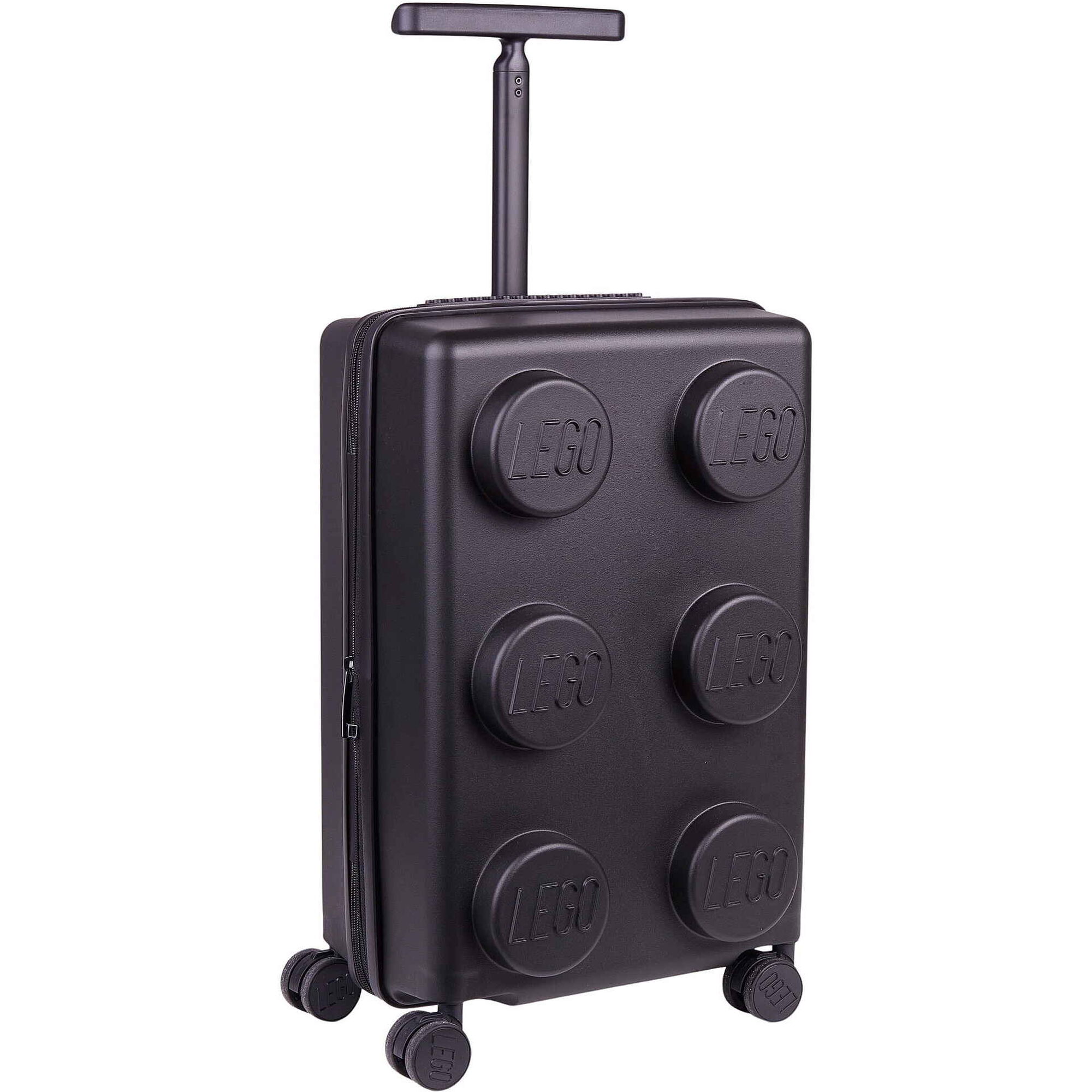 Mala de Cabine Extensível 4 Rodas Preta Brick