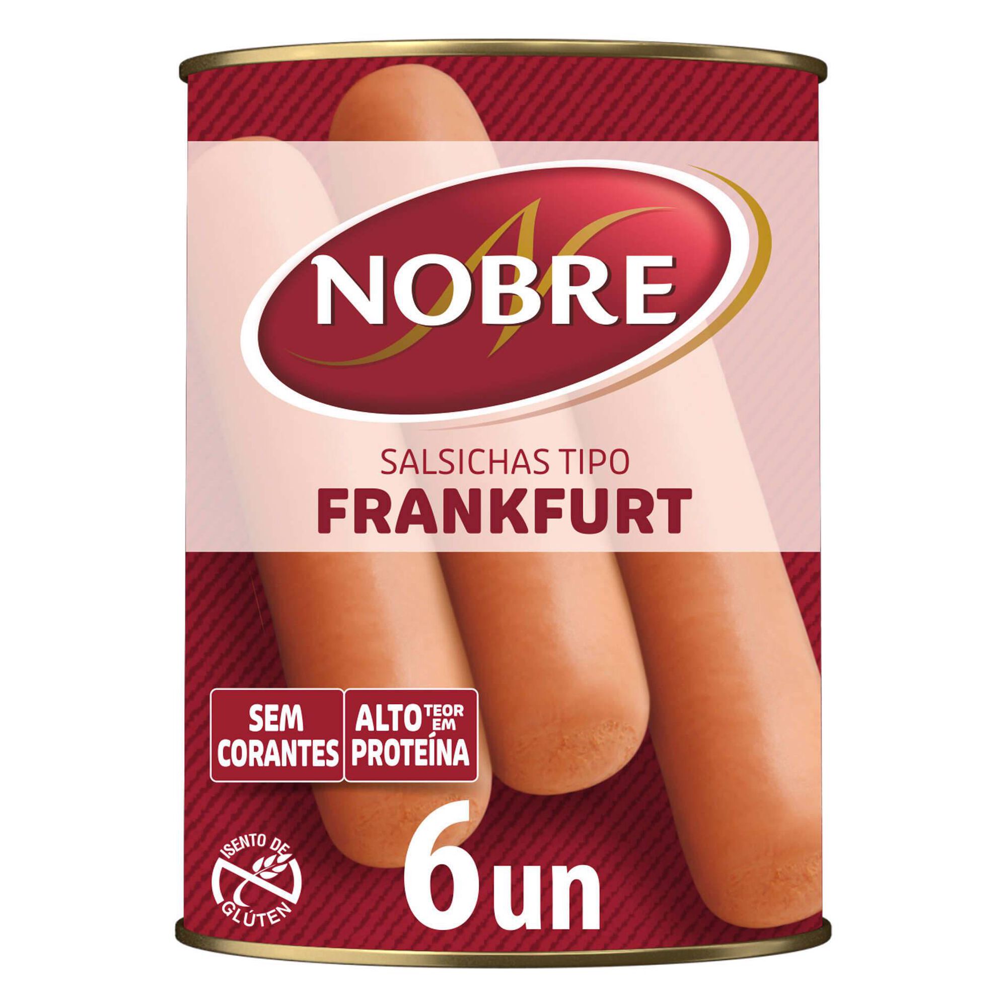 Salsichas Frankfurt Originais Lata 6 un Salsichas Frankfurt Originais Lata 6 un