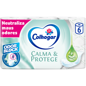 Papel Higi&eacute;nico 3 Folhas Calma & Protege Colhogar