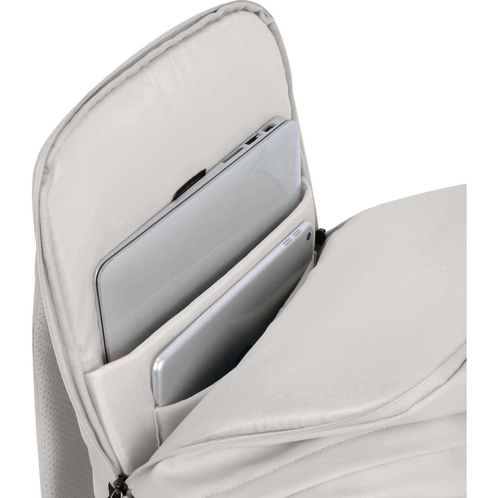 Mochila Office Bege Clarity Marshmallow