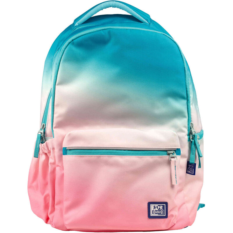 Mochila Azul e Rosa Gradient Ocean Oxford