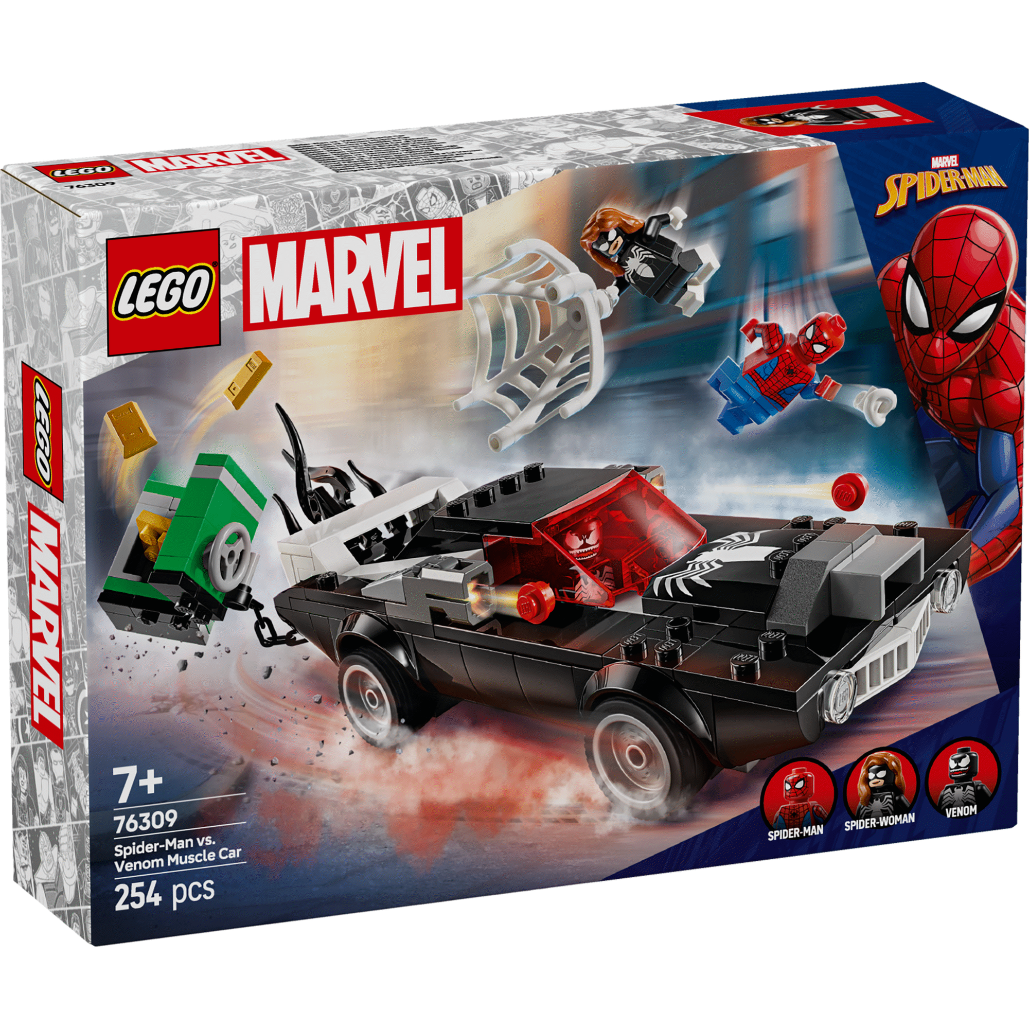 Spider-Man contra Muscle Car do Venom - 76309