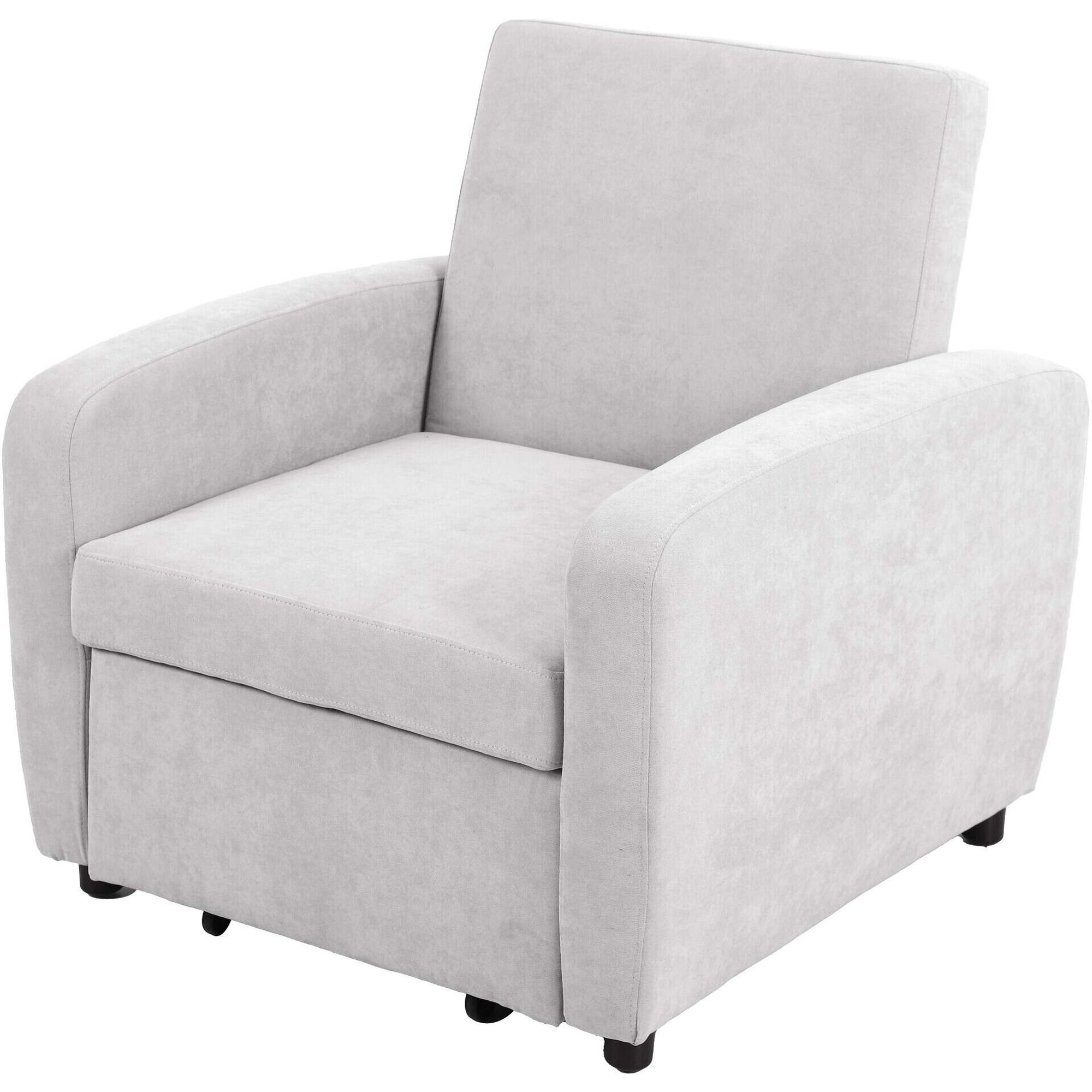 Poltrona Cama 4 em 1 Cinza Kasa