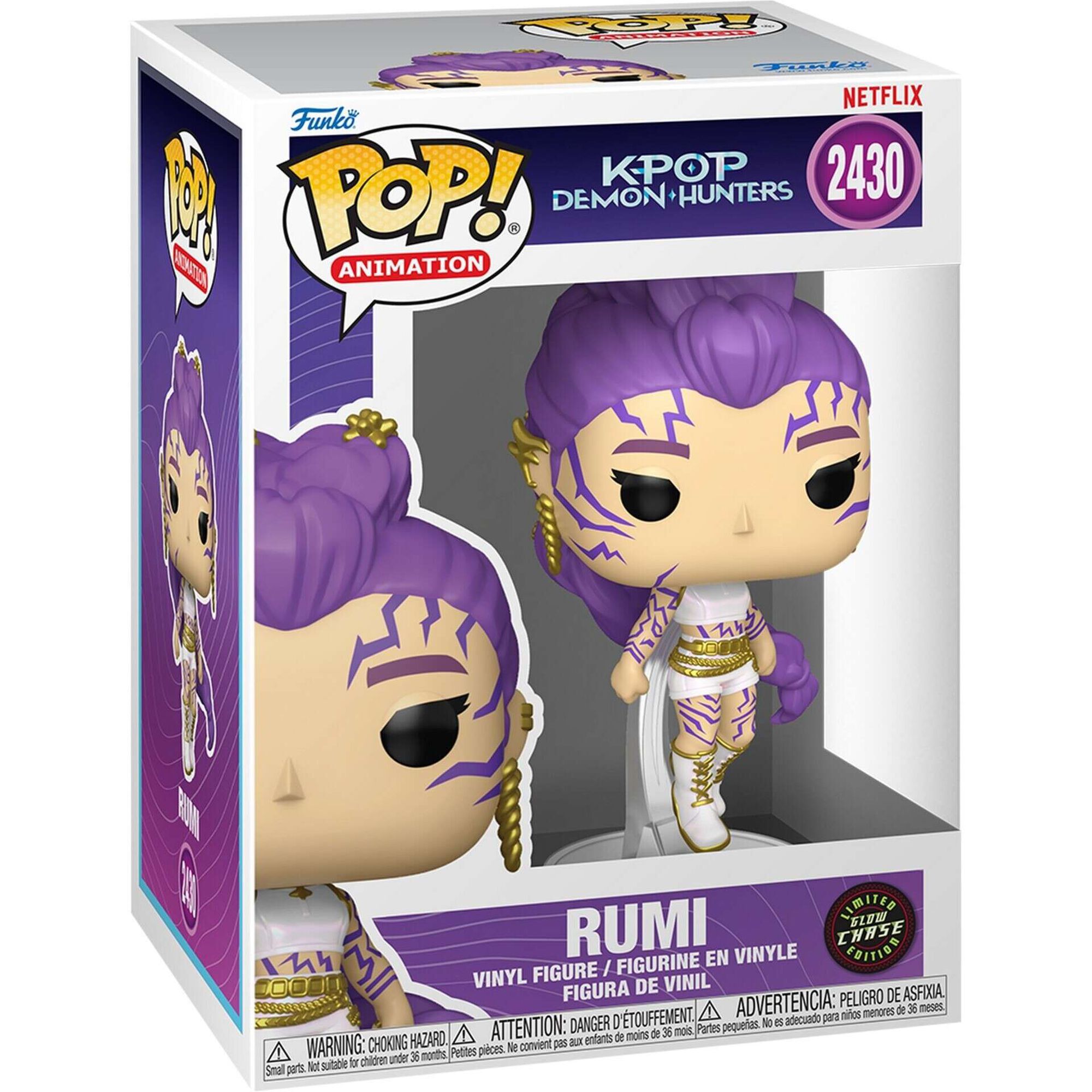 Funko - Figura K-Pop Demon Hunters - Rumi (com hip&oacute;tese de Chase)
