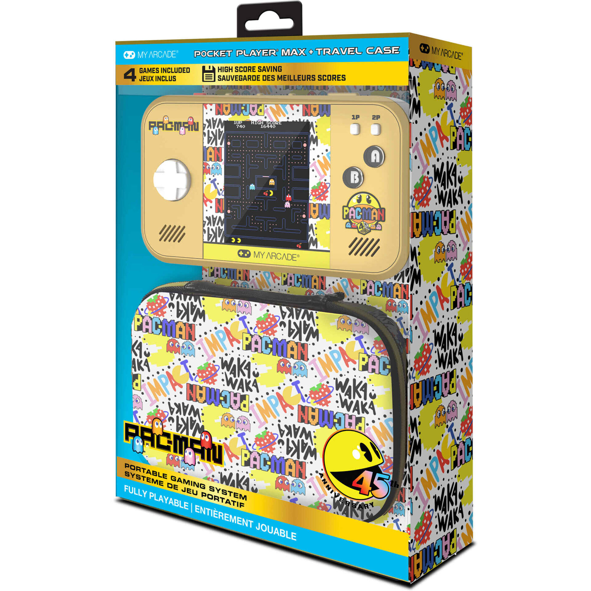 My Arcade - Consola Port&aacute;til PAC-MAN 45th Anniversary