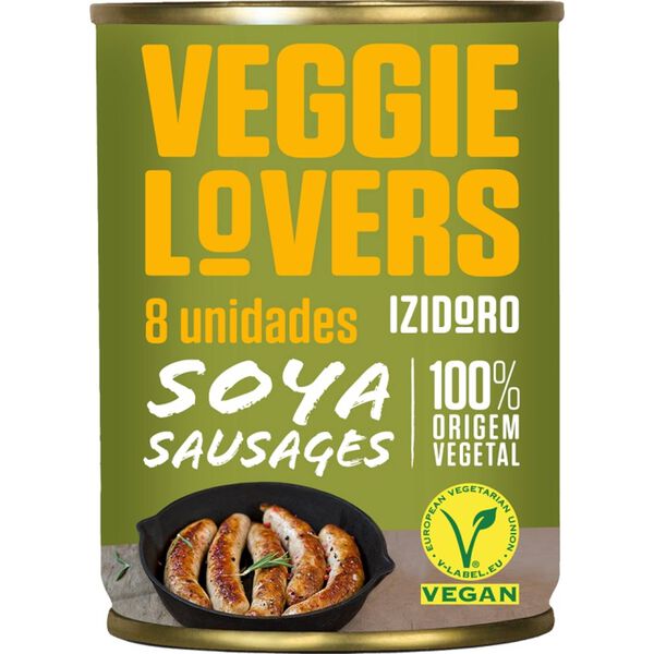 Salsichas de Soja Veggie Lovers Lata 8 un Izidoro