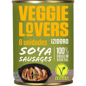 Salsichas de Soja Veggie Lovers Lata 8 un Salsichas de Soja Veggie Lovers Lata 8 un