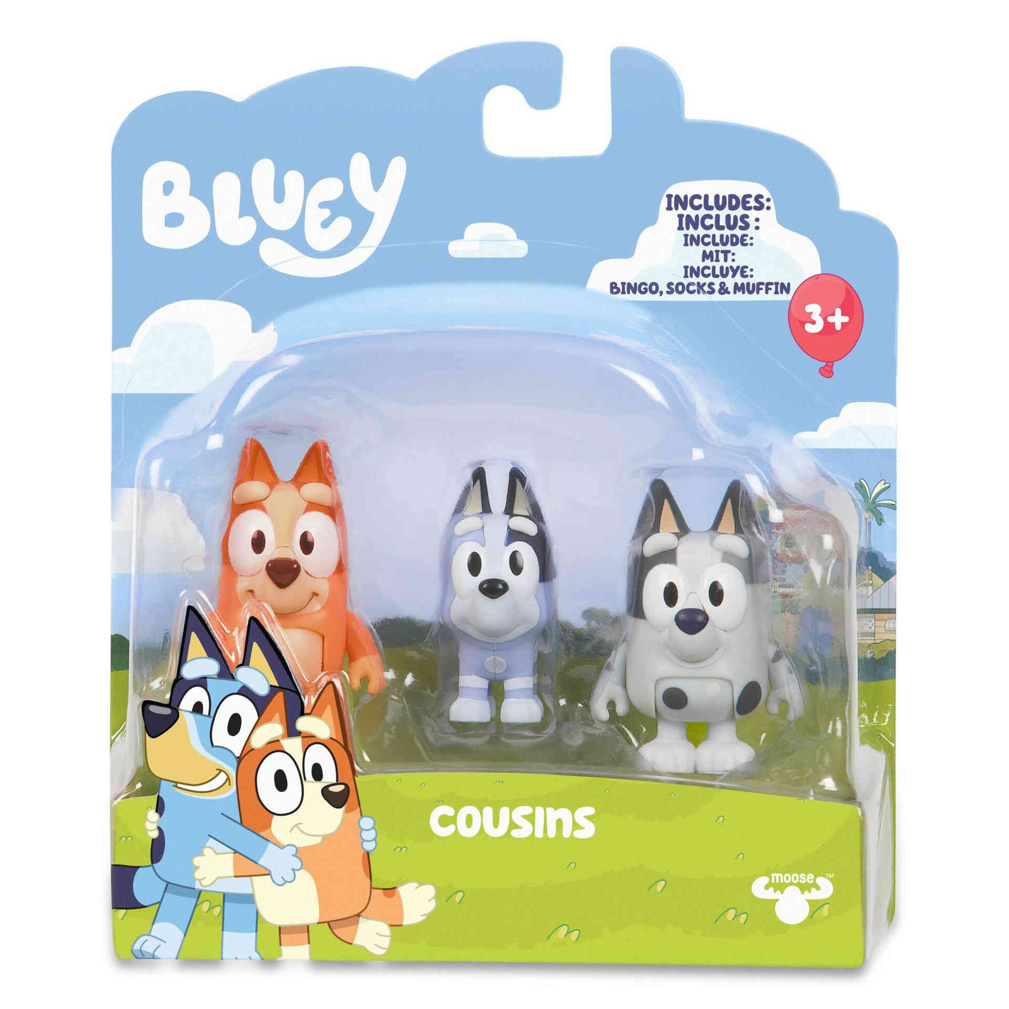 Pack 2 Figuras Bluey (v&aacute;rios modelos)