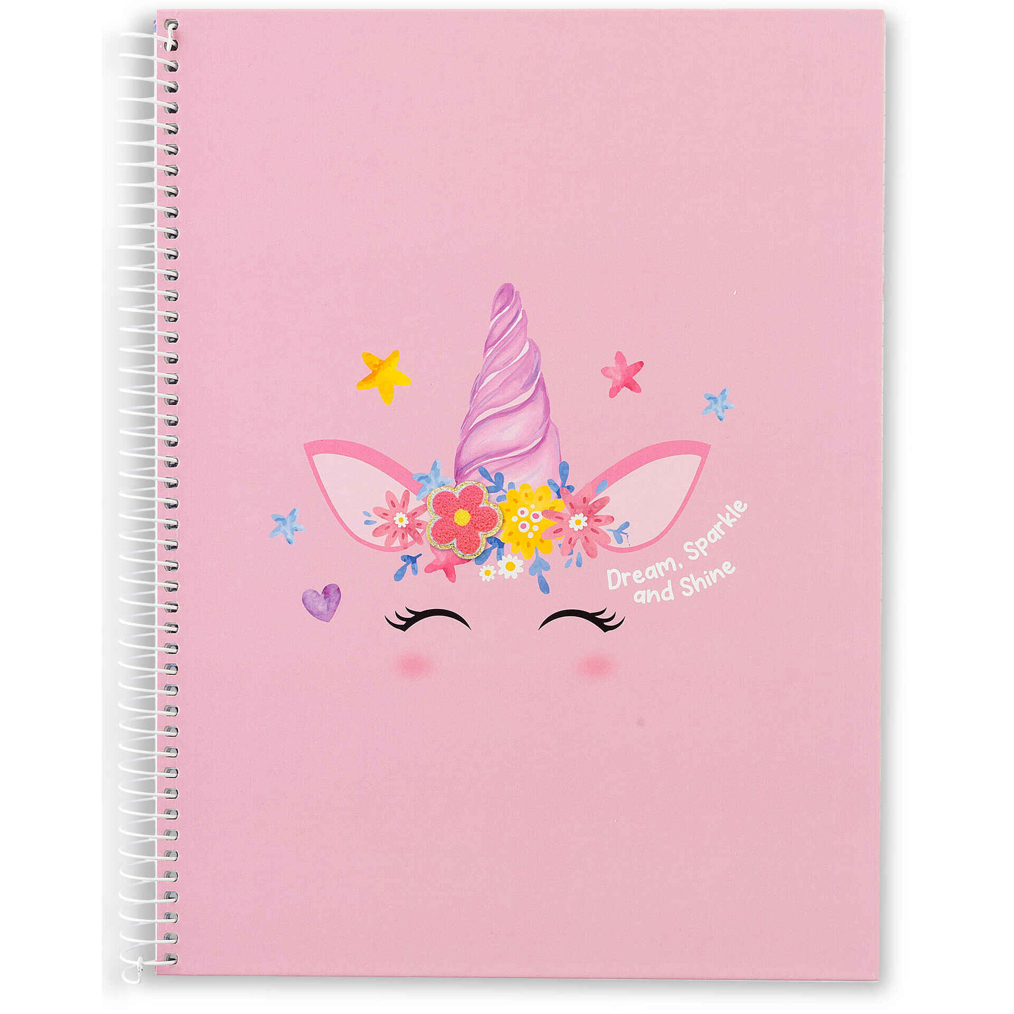 Caderno Espiral A4 Pautado Unicorn