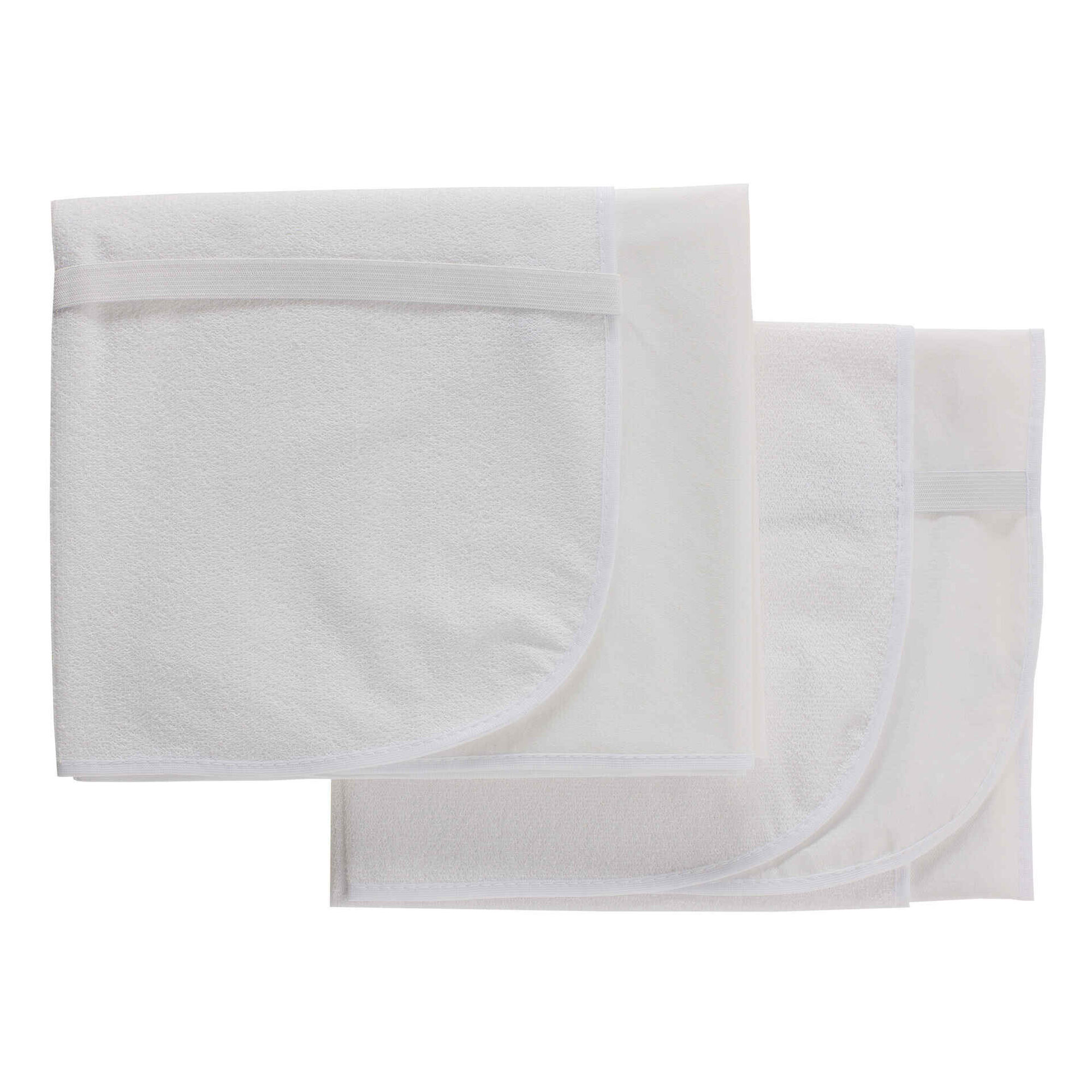 Protetor de Colchão Ajustável com Elásticos e Impermeável 65x93cm Branco Protetor de Colchão Ajustável com Elásticos e Impermeável 65x93cm Branco