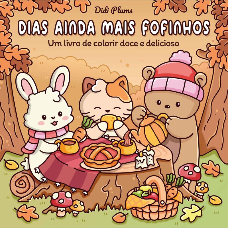 Dias Ainda Mais Fofinhos (Livro de Colorir) de Didi Plums