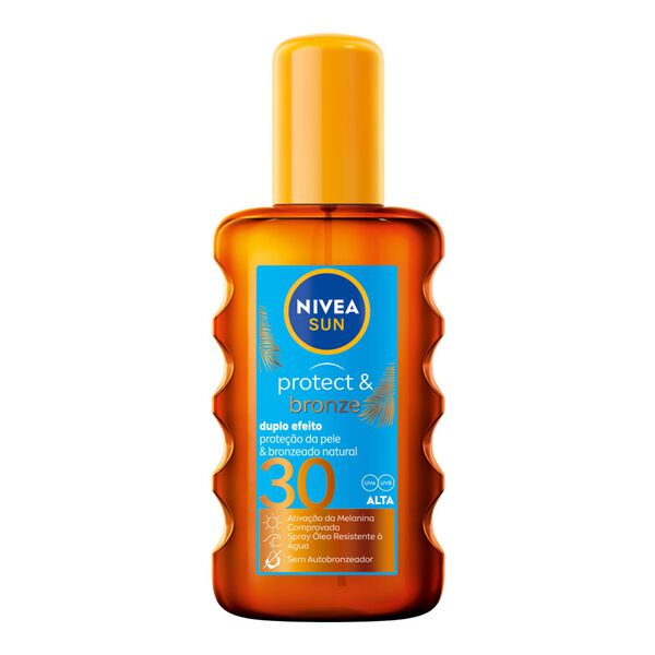 Protetor Solar Spray Óleo Protect & Bronze FPS 30 Nivea Sun