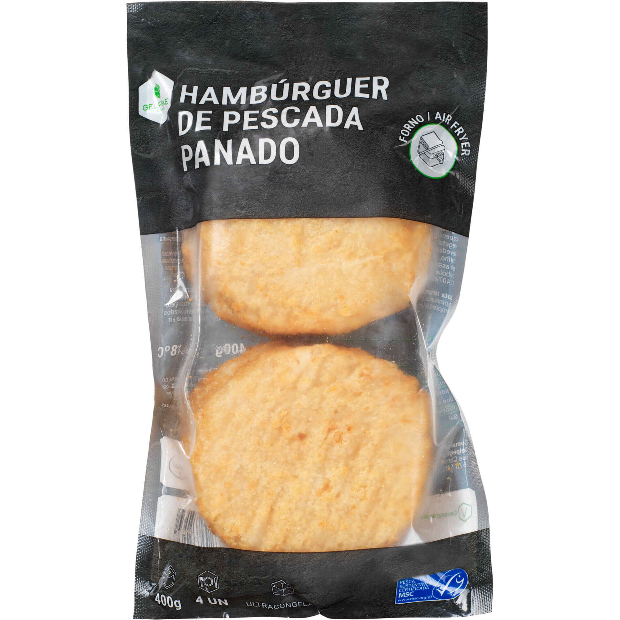 Hambúrguer de Pescada Panado Ultracongelado