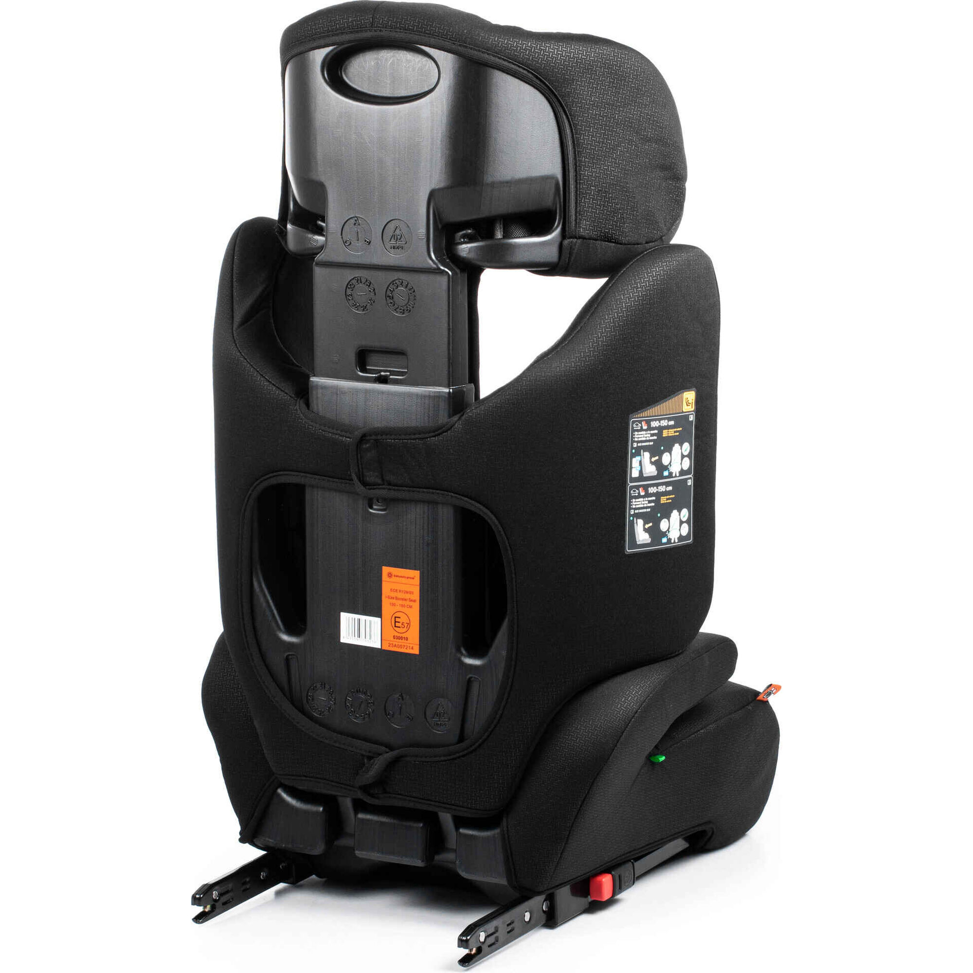 Cadeira Auto I-Size 100-150cm Isofix Jef Fix Preto Babyauto