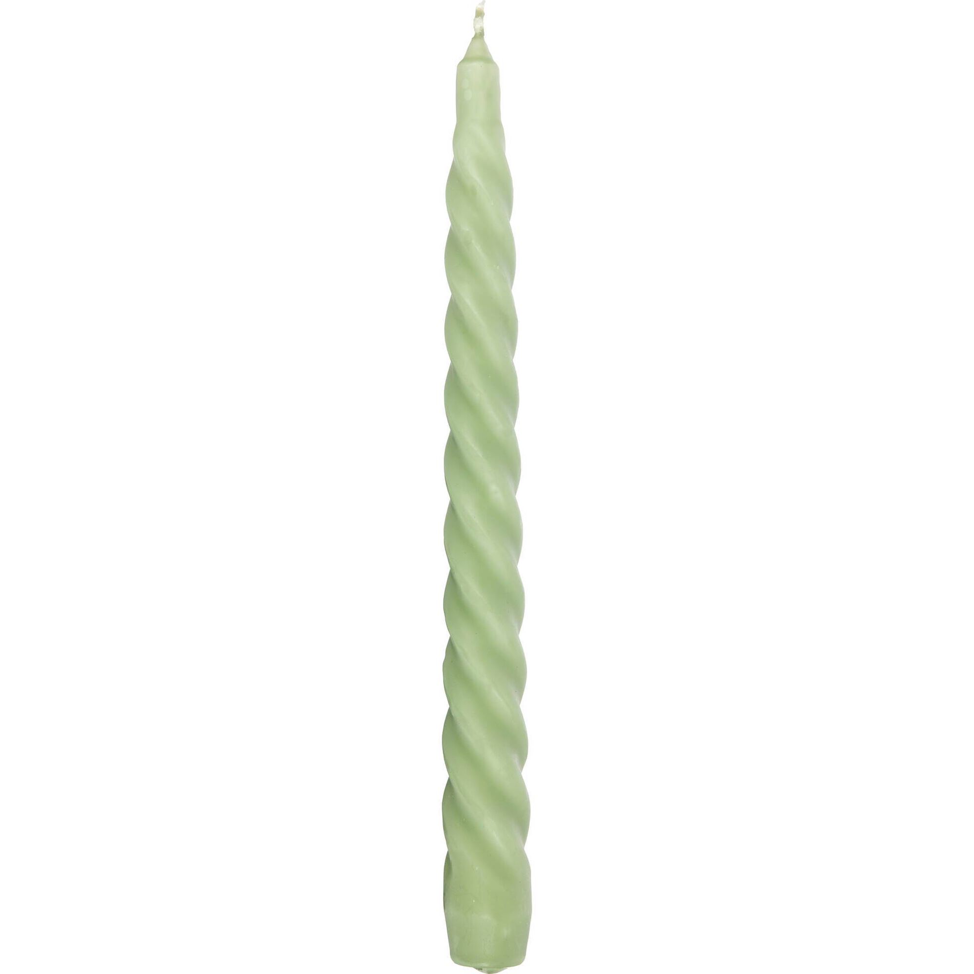 Vela Candelabro Torcida 23,5cm Verde Kasa