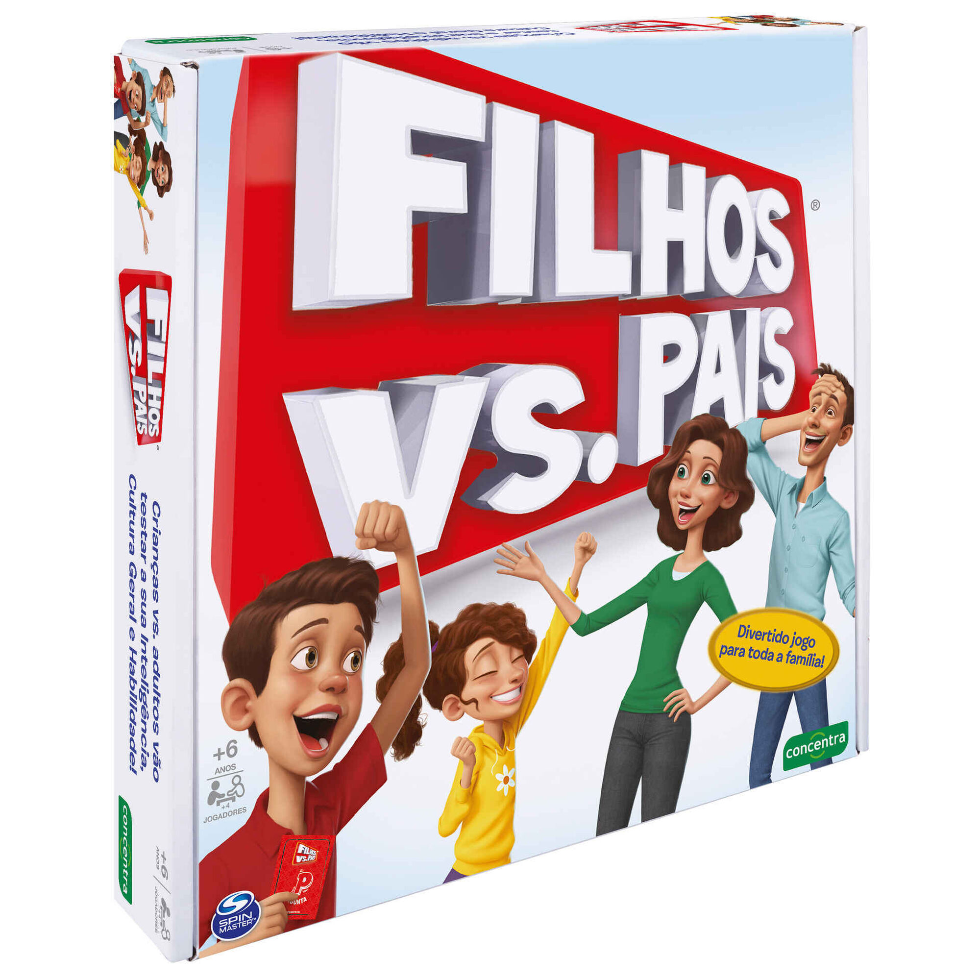 Jogo de Tabuleiro Filhos vs. Pais