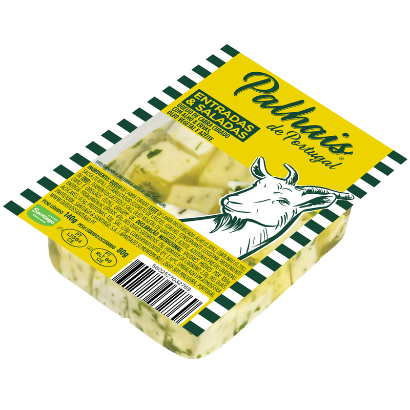 Queijo de Cabra Curado com Alho e Ervas Palhais