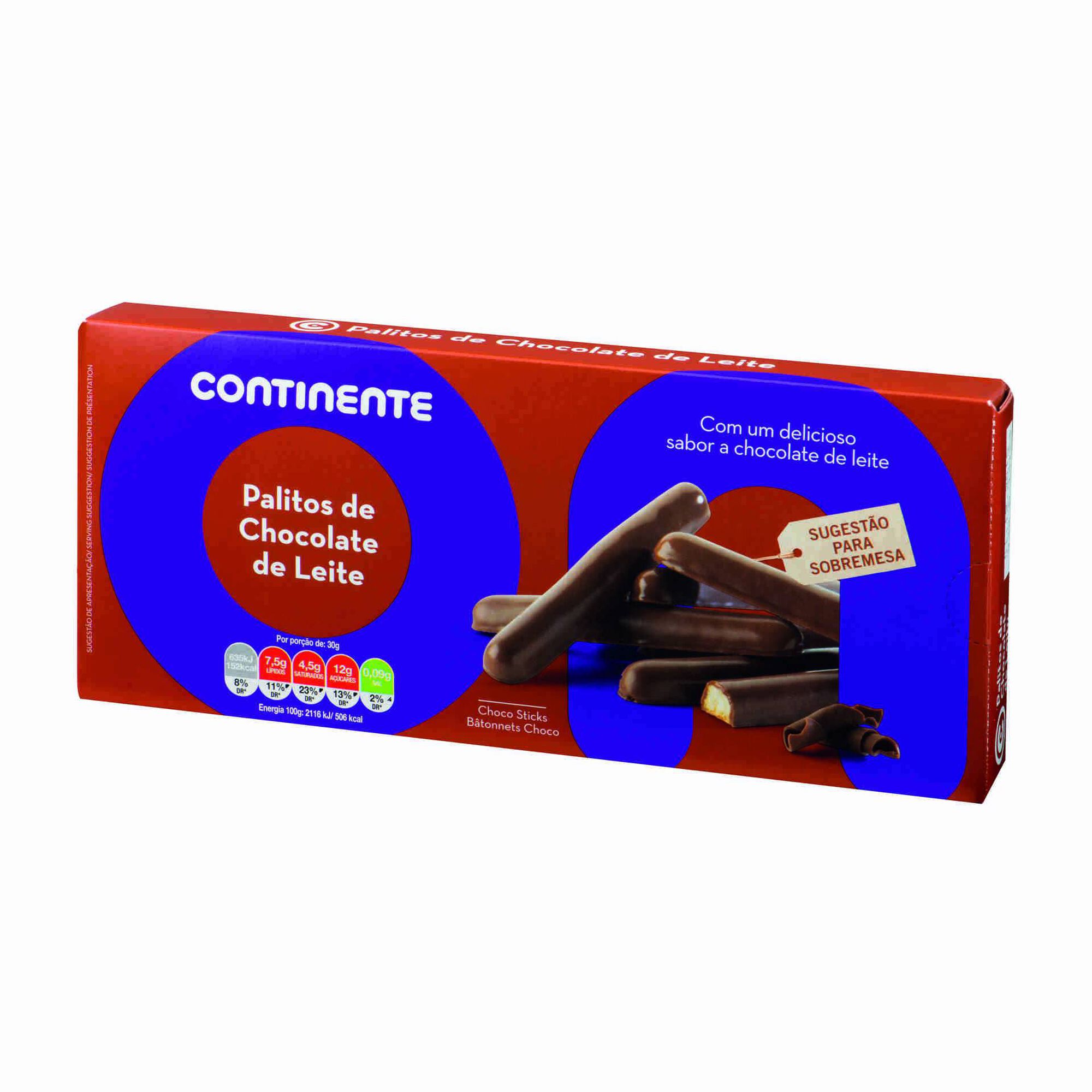 Palitos de Chocolate de Leite