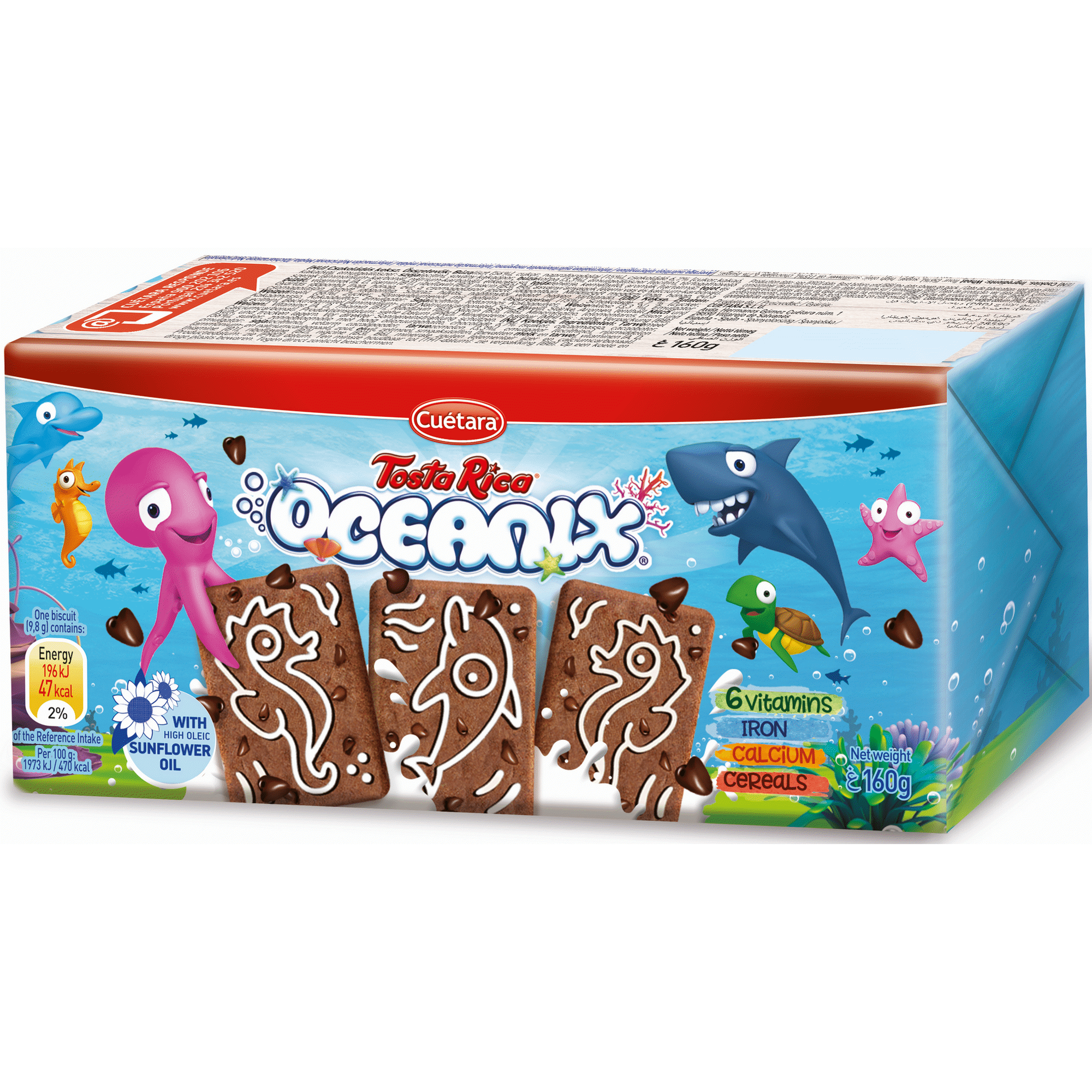 Bolachas de Chocolate Tosta Rica Oceanix Bolachas de Chocolate Tosta Rica Oceanix