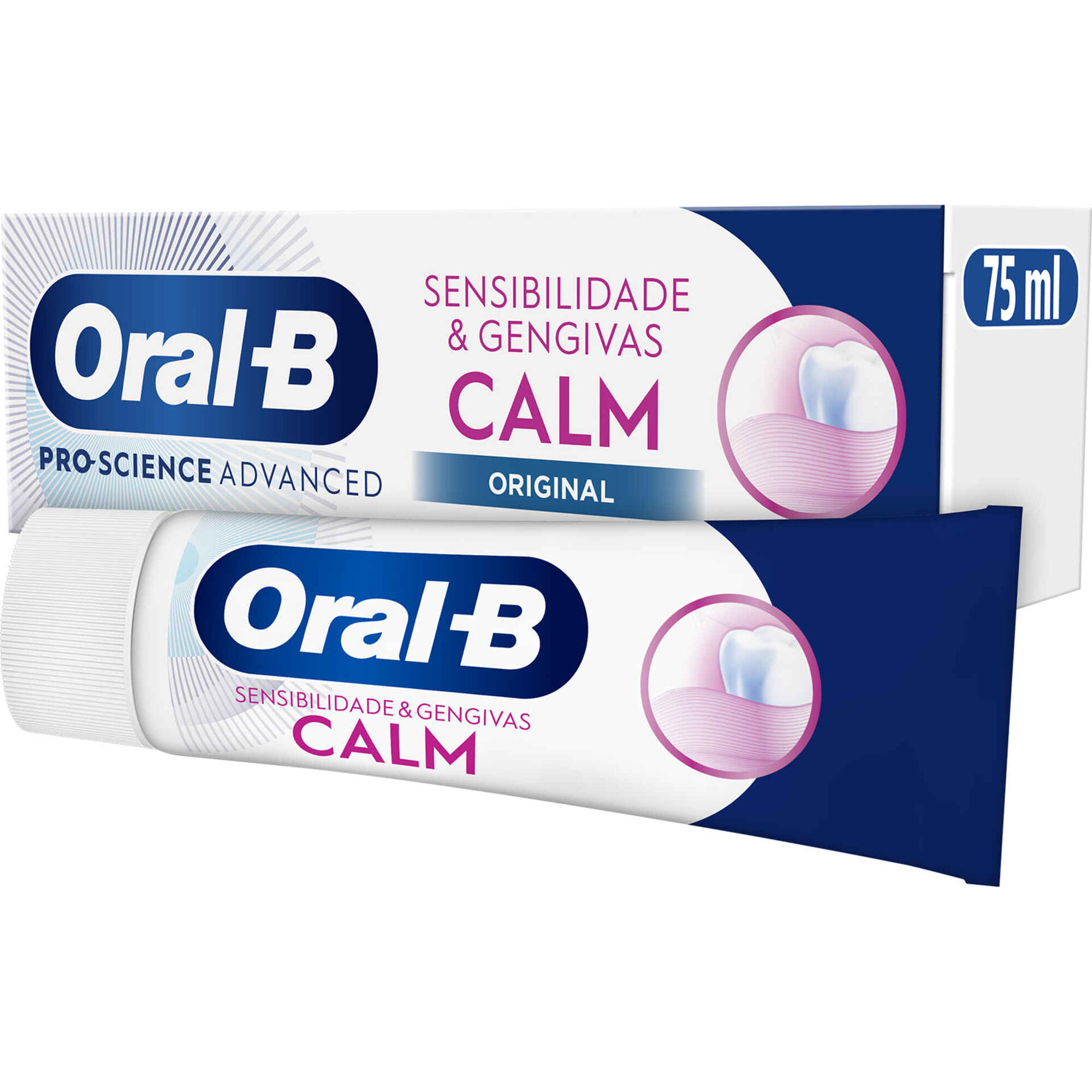 Pasta de Dentes Sensibilidade e Gengivas Calm Original OralB emb. 75