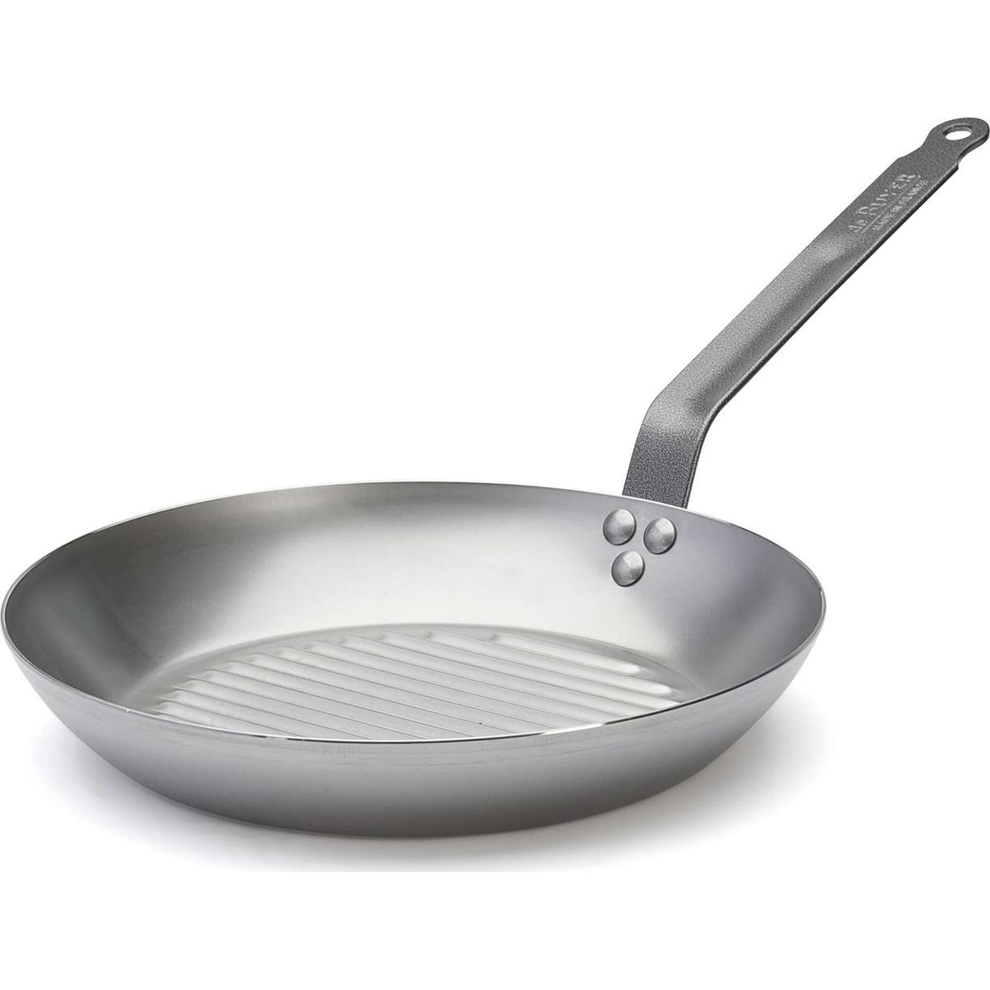 Frigideira Grill A&ccedil;o Carbono 30 cm Carbone Plus deBuyer