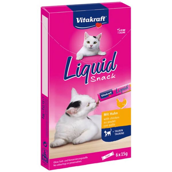 Snack Líquido de Frango + Taurina para Gato Vitakraft