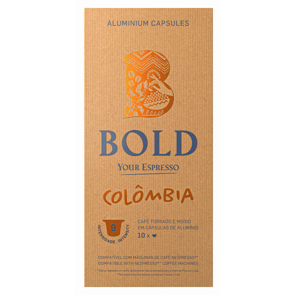 Cápsulas de Café Colômbia Int 9 Bold