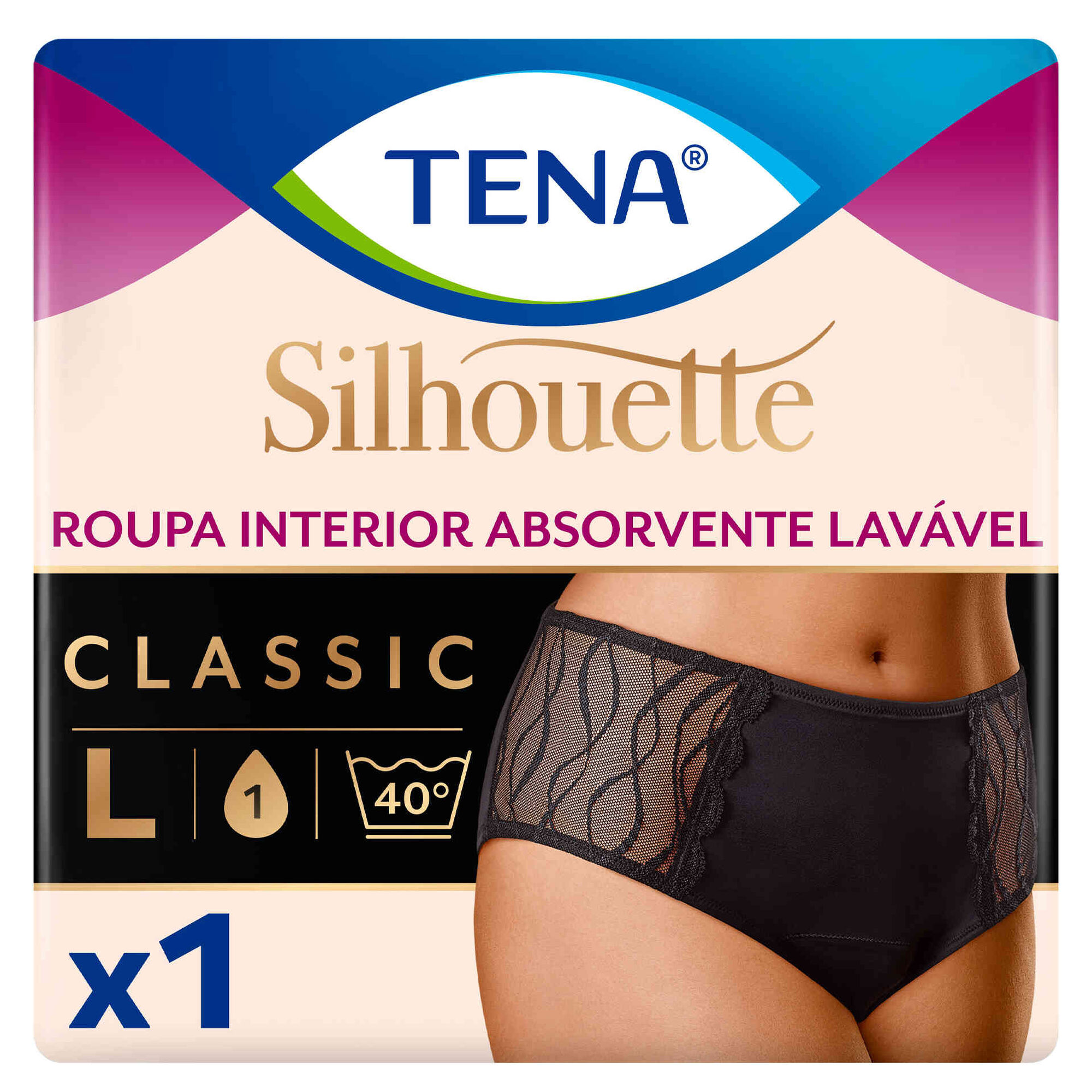 Cuecas Incontinência Lavável Silhouette L