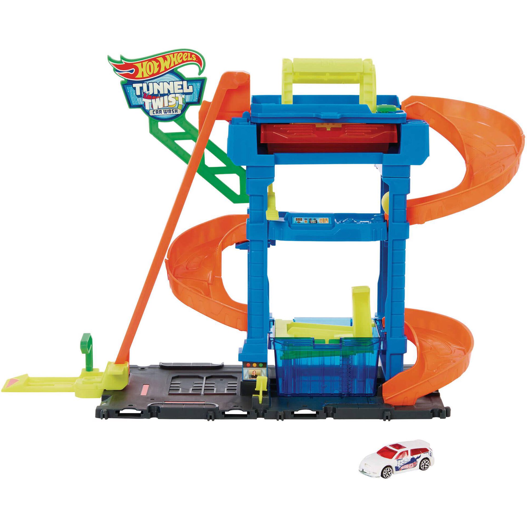 Hot Wheels - T&uacute;nel de Lavagem em Espiral