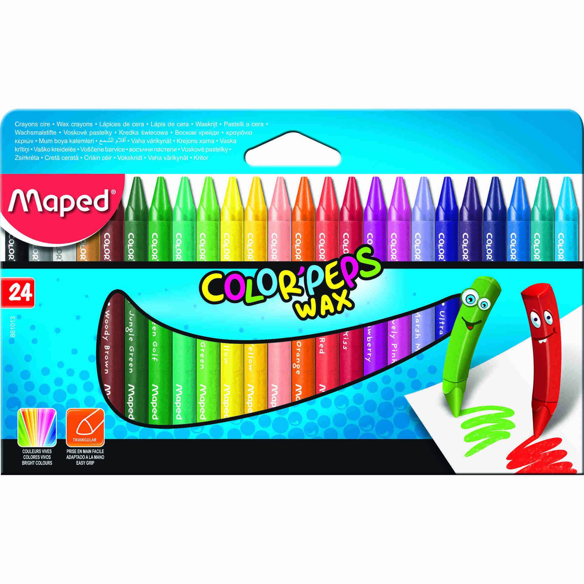 L&aacute;pis de Cera Color'Peps Maped