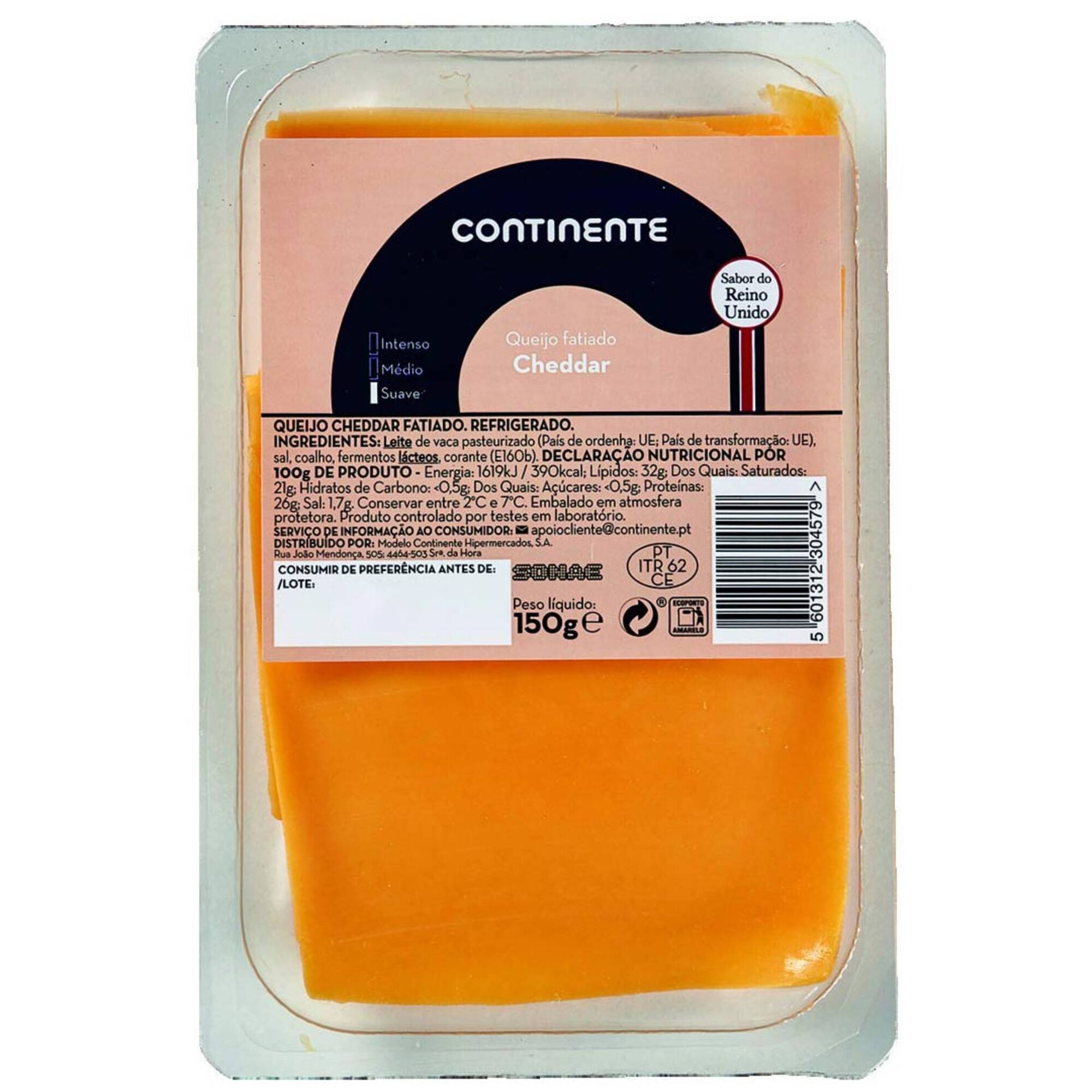 Queijo Cheddar Fatiado Queijo Cheddar Fatiado