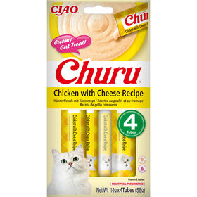 Snack para Gato em L&iacute;quido Frango e Queijo Churu