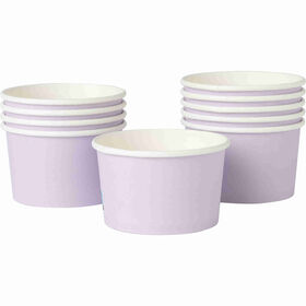 Conjunto 10 Ta&ccedil;as 250ml Papel Soft Lavanda Kasa