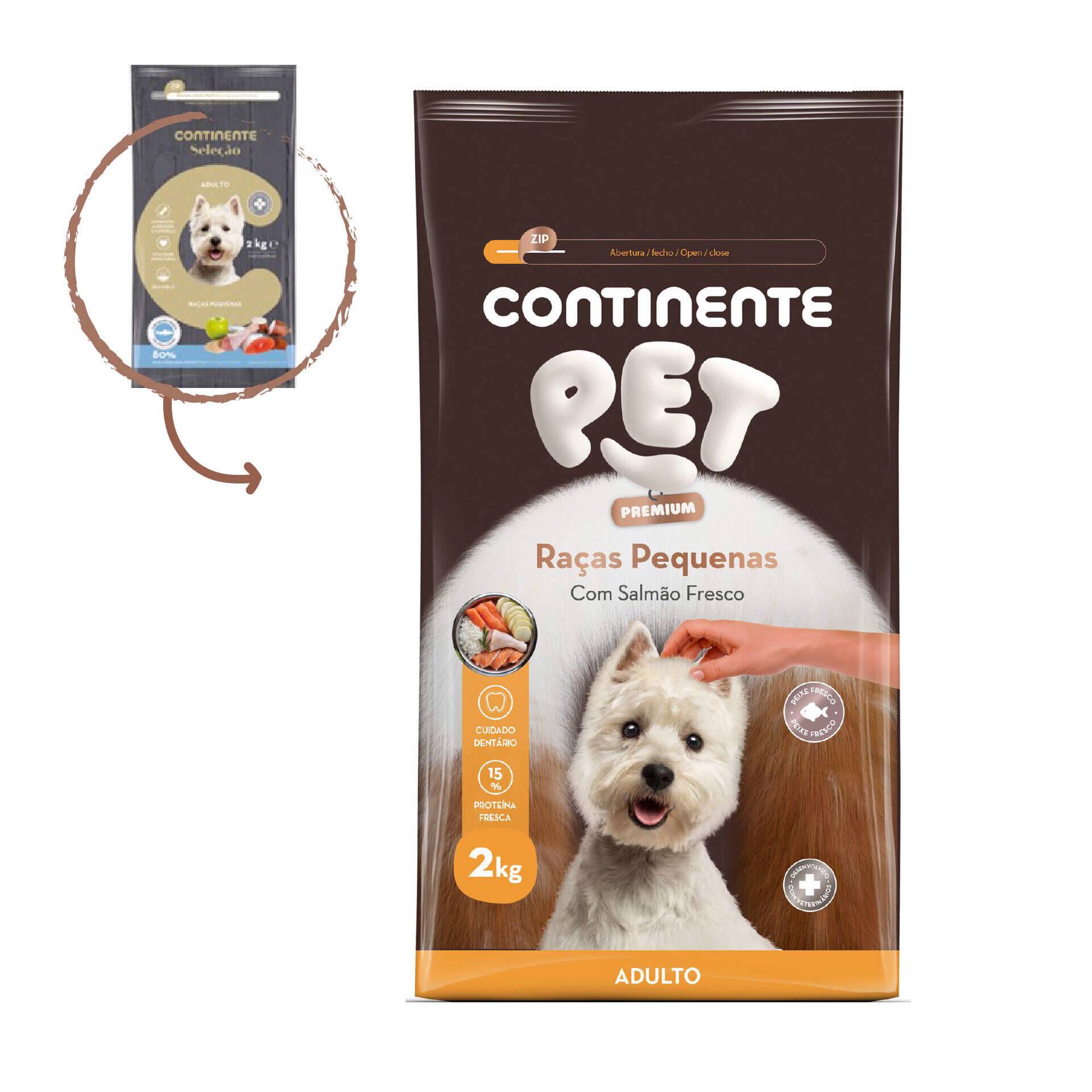 Ração para Cão Raças Pequenas Salmão