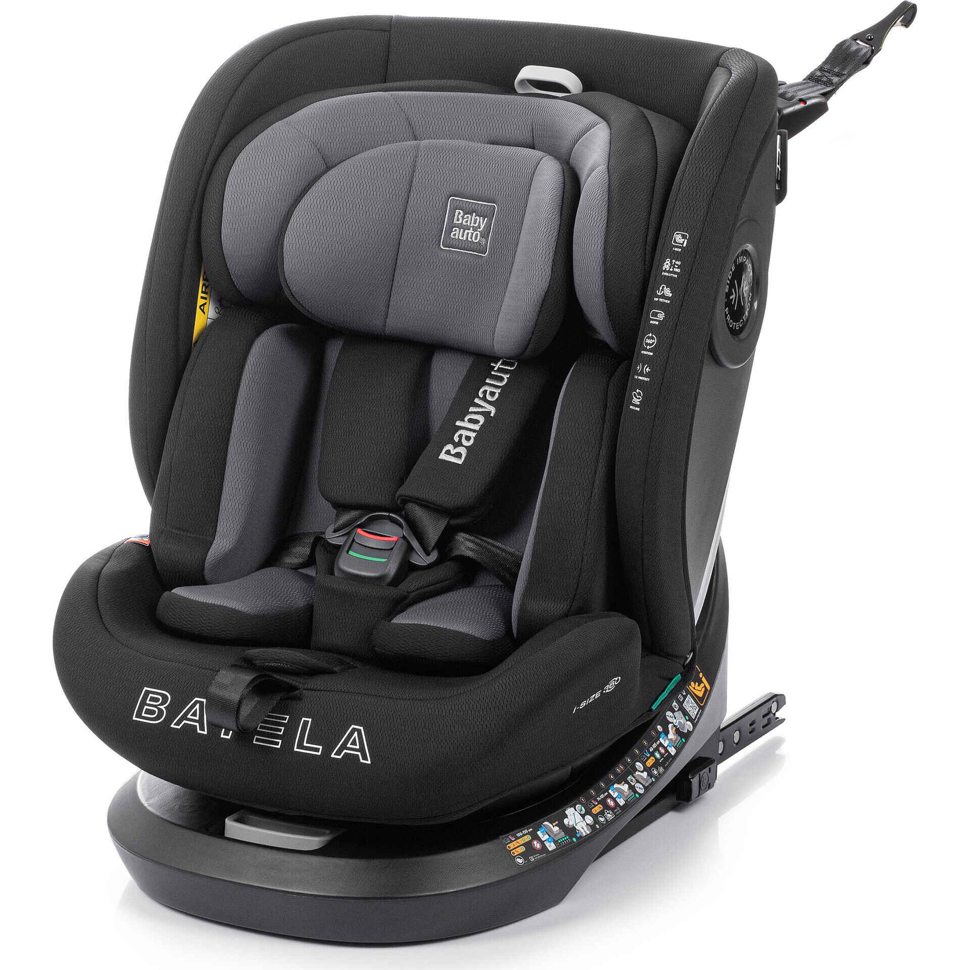 Cadeira Auto I-Size 40-150 Batela Cinza Babyauto