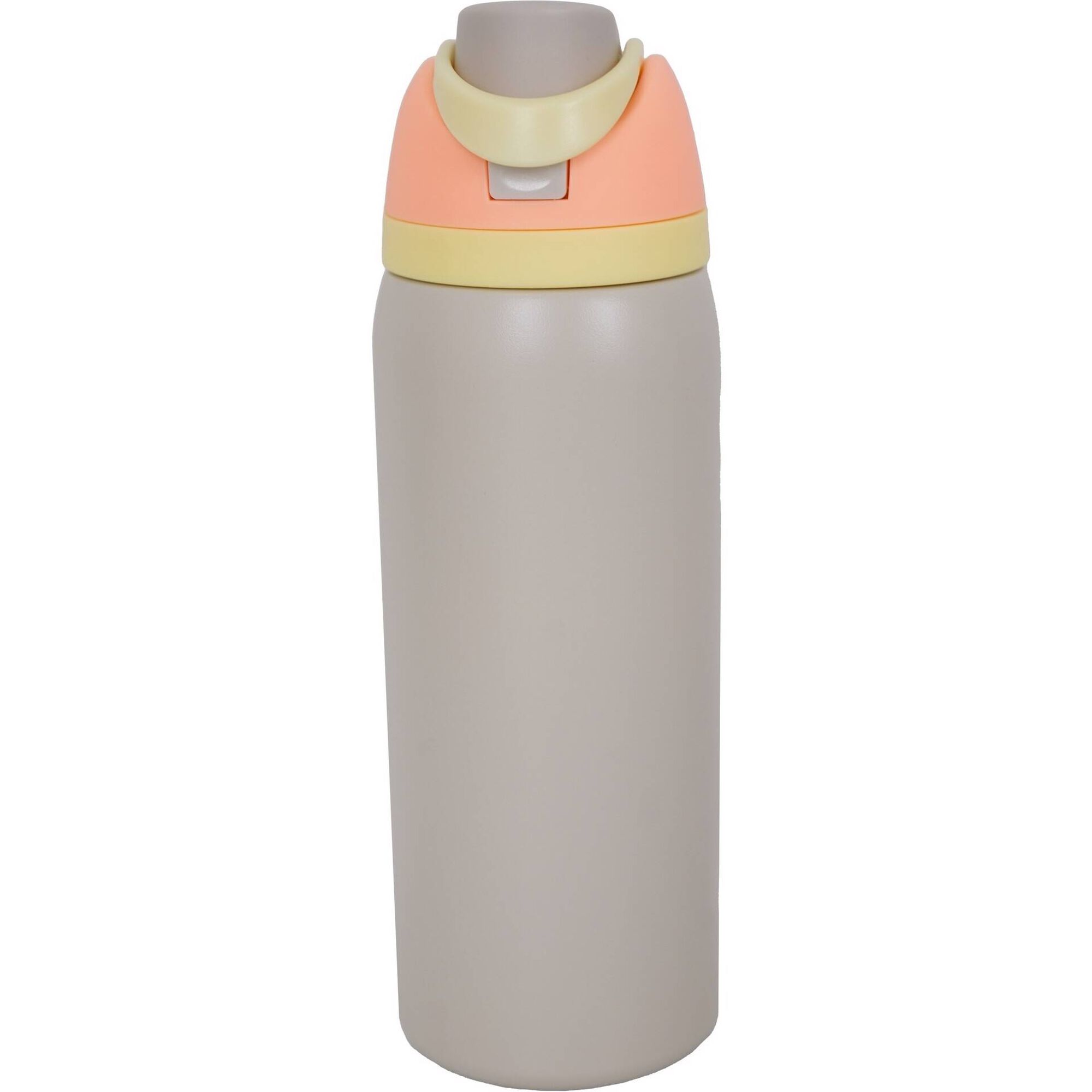 Garrafa Térmica 950ml Bege e Laranja