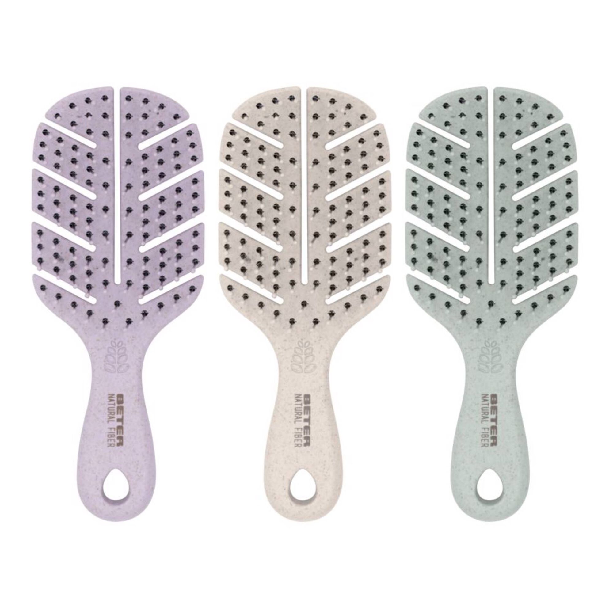 Escova de Cabelo Detangling Natural Fiber Mini BETER