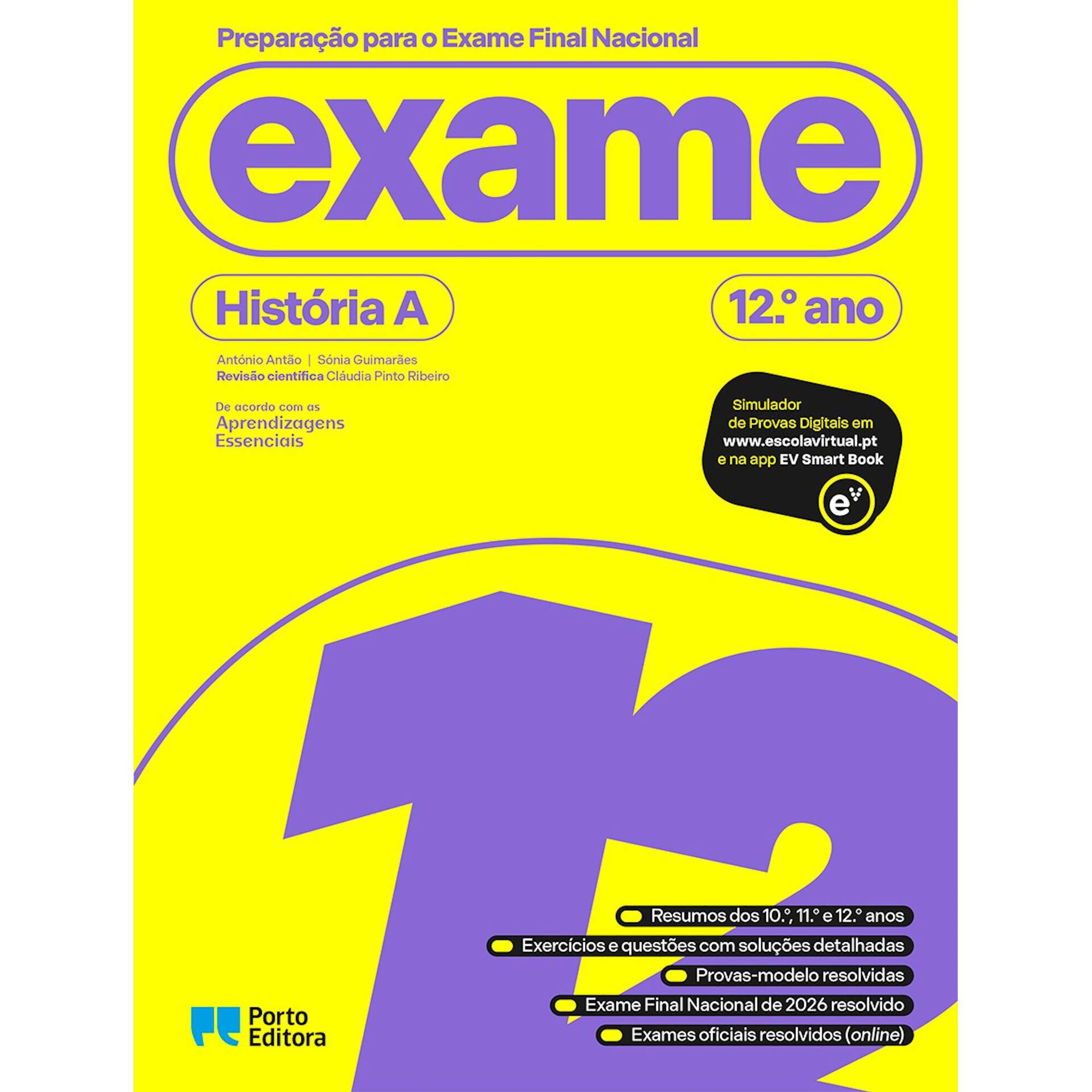 Prepara&ccedil;&atilde;o para o Exame Final Nacional - Hist&oacute;ria A - 12.&ordm; Ano