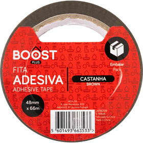 Fita Cola de Embalar 48mmx66mts Castanha