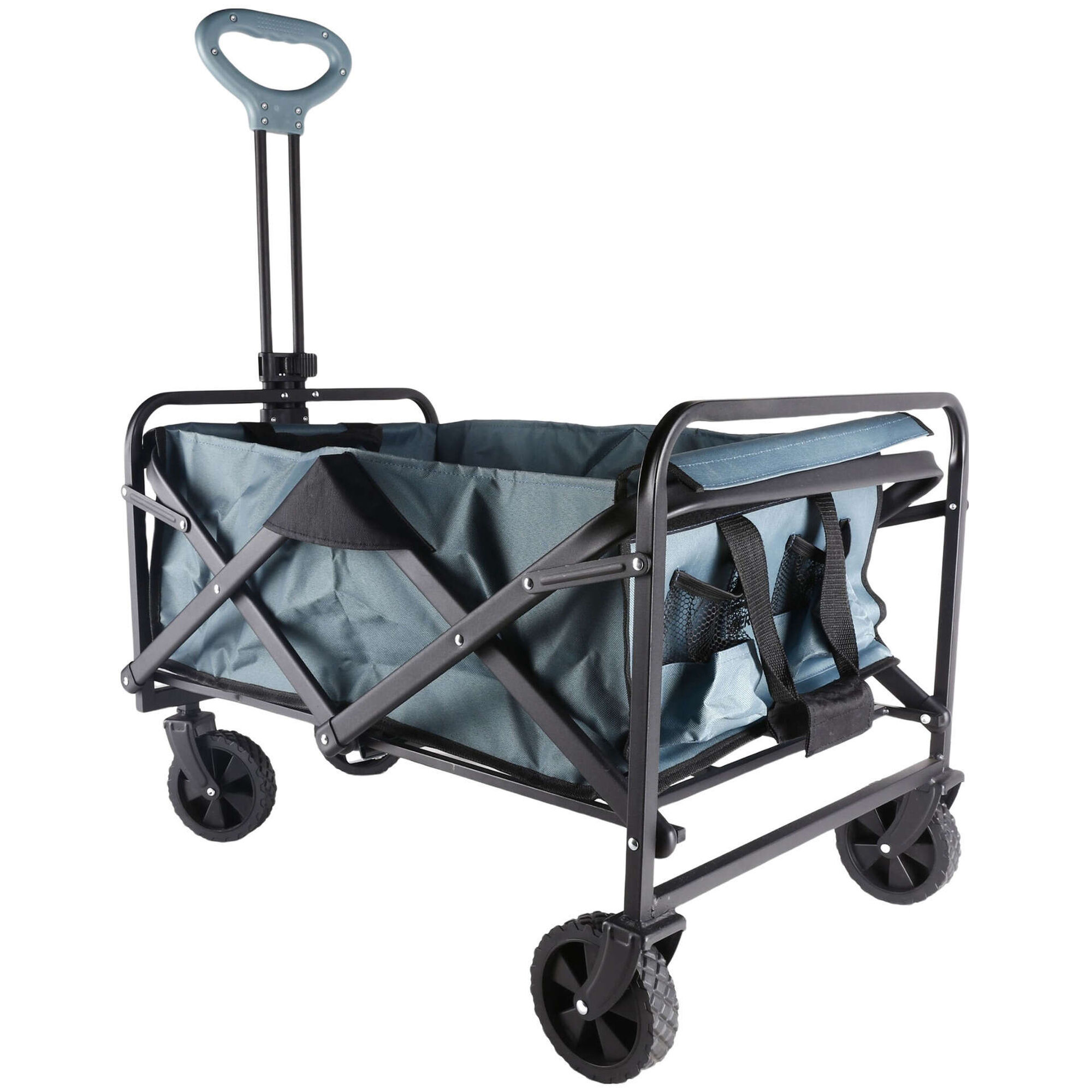 Carrinho de Transporte Preto e Azul