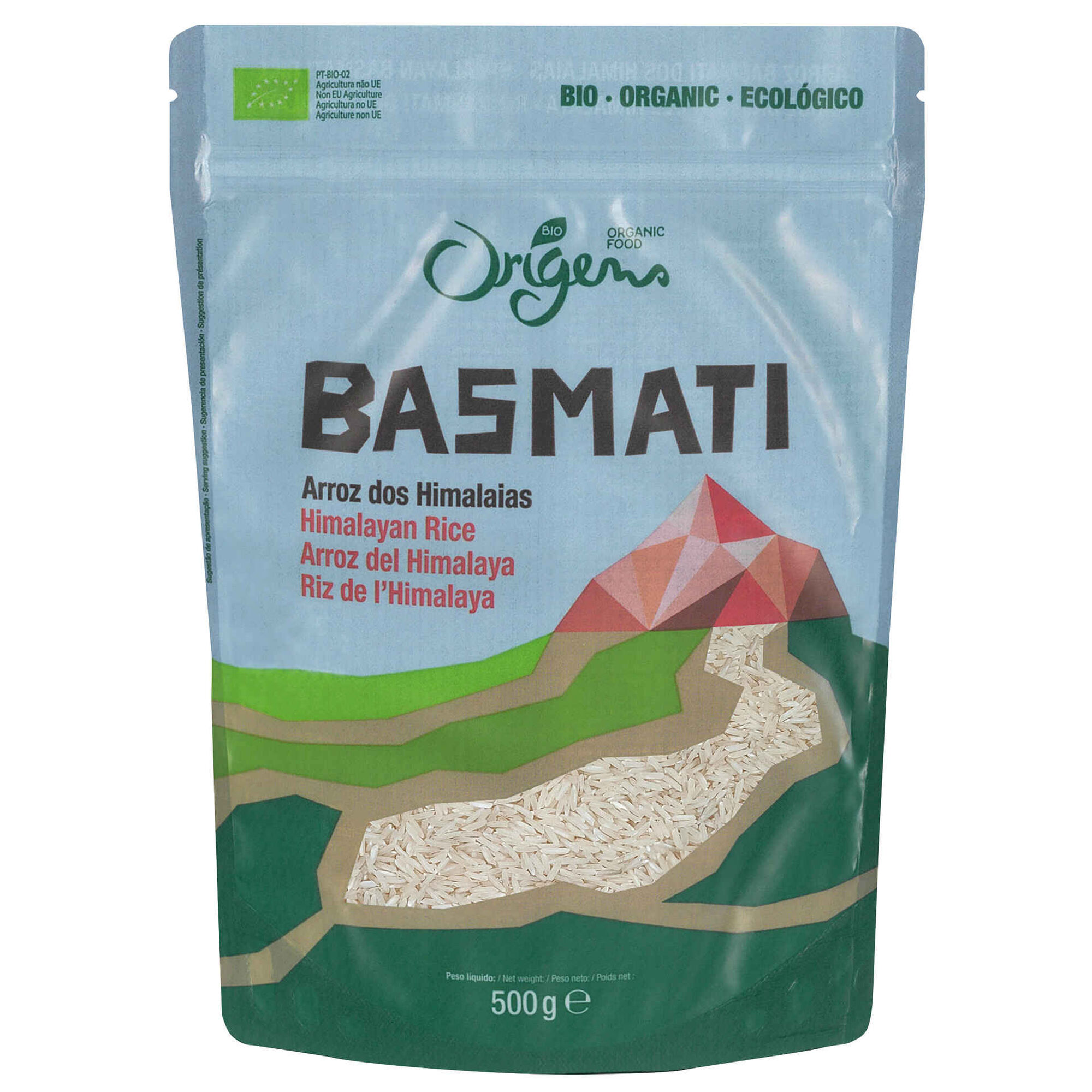 Arroz Basmati Himal emb. 500 gr Origens Bio Continente Online