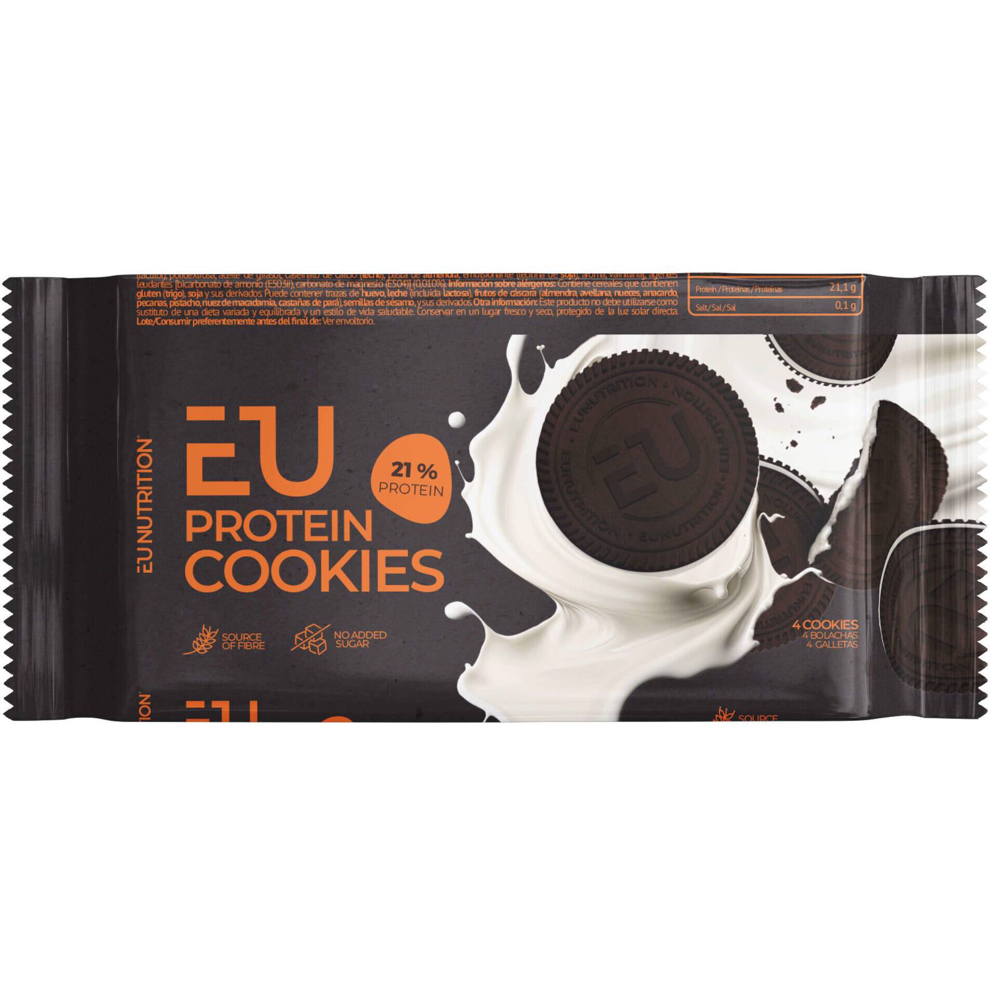 Bolachas Proteína Chocolate com Recheio