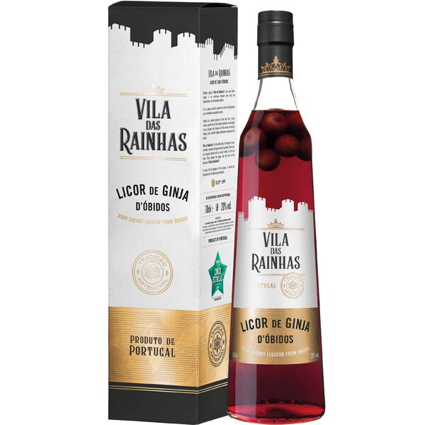 Vila das Rainhas Licor de Ginja DÓbidos Com Fruto