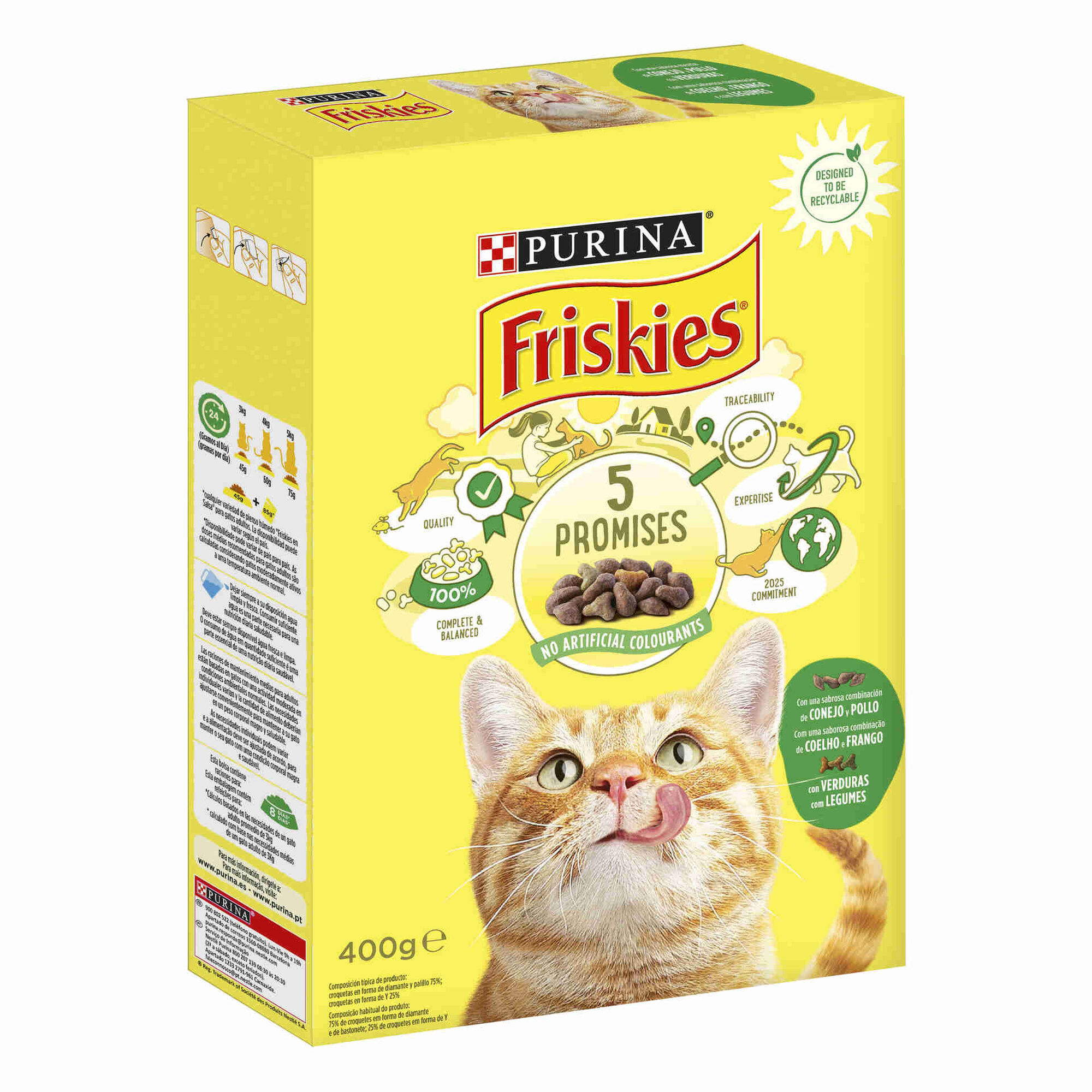 Ração para Gato Adulto Coelho, Frango e Legumes Ração para Gato Adulto Coelho, Frango e Legumes