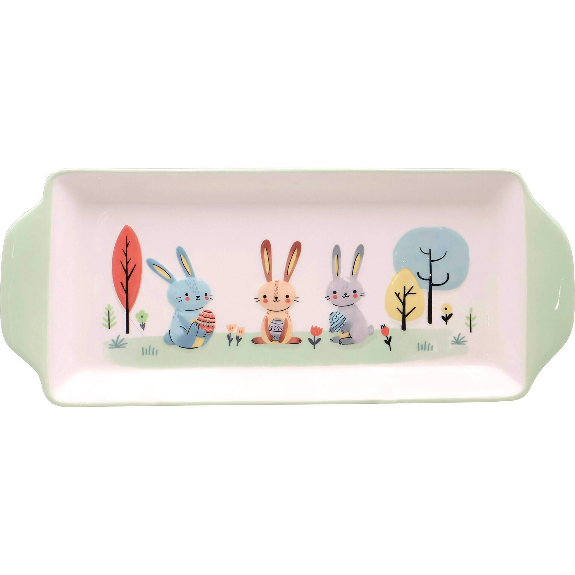 Travessa 35x14,5cm Coelhos Kasa