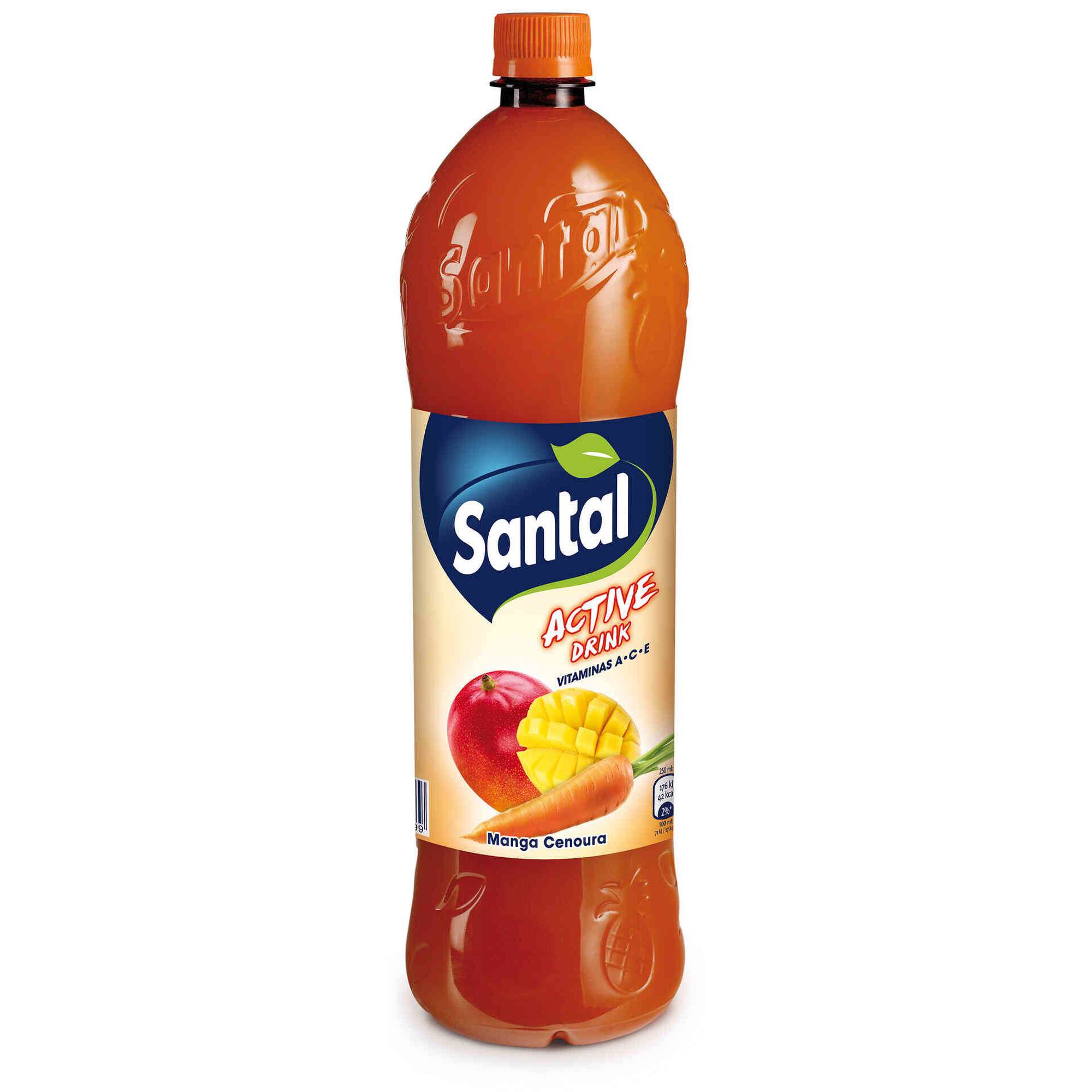 Refrigerante sem G&aacute;s Manga e Cenoura Santal