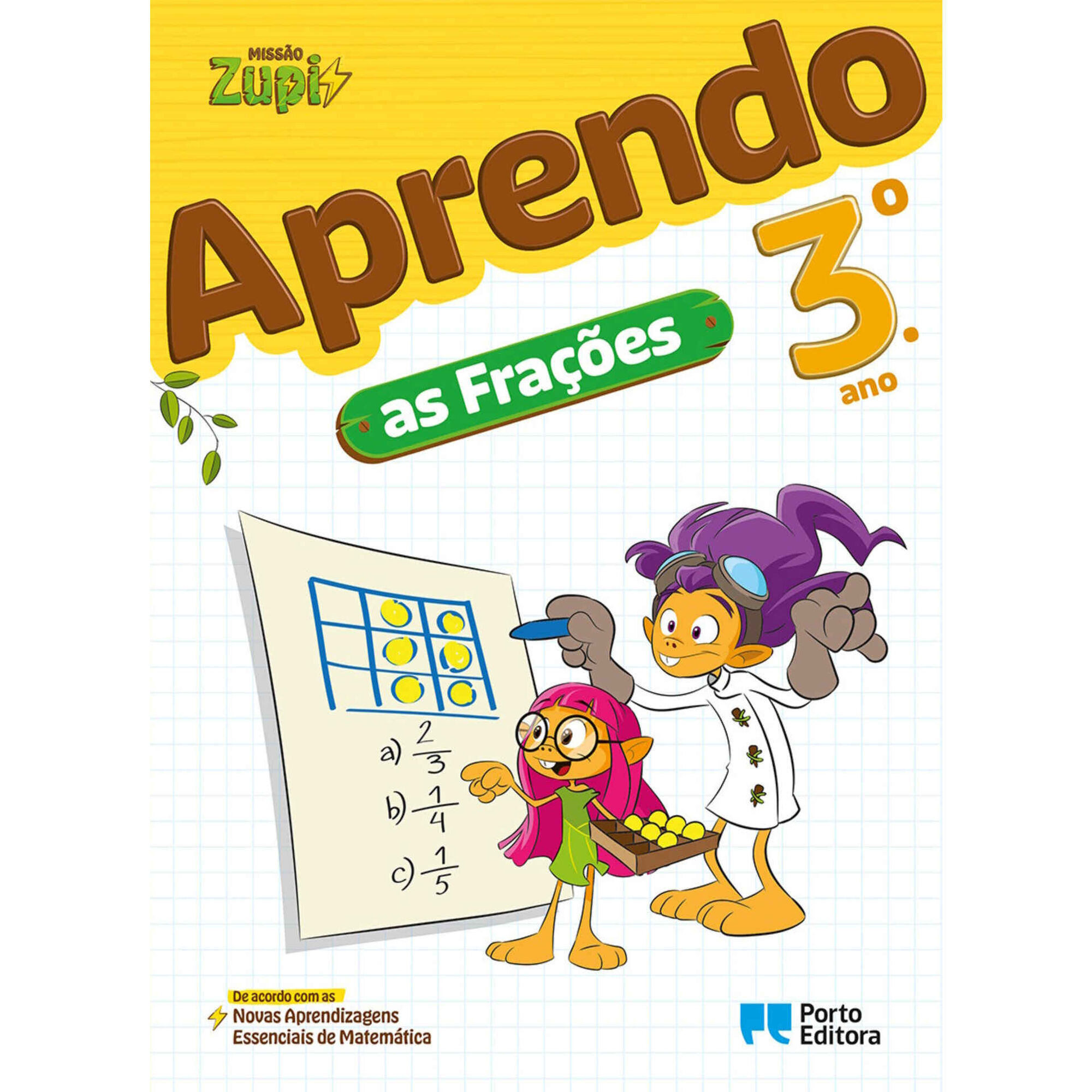 Miss&atilde;o Zupi - Aprendo as Fra&ccedil;&otilde;es - 3&ordm; Ano de Porto Editora