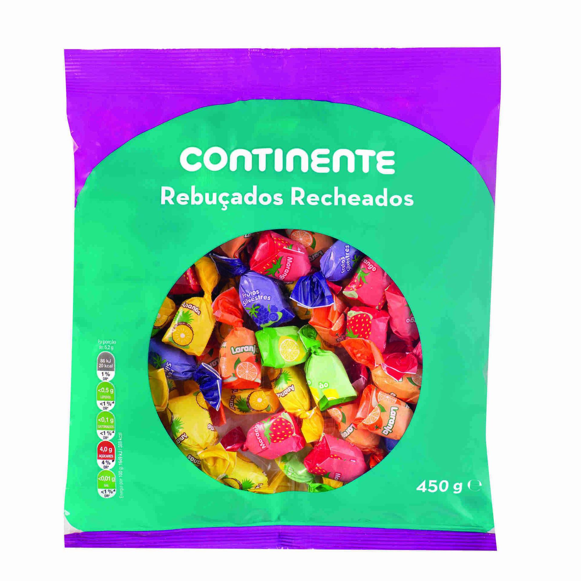 Rebuçados Recheados de Fruta